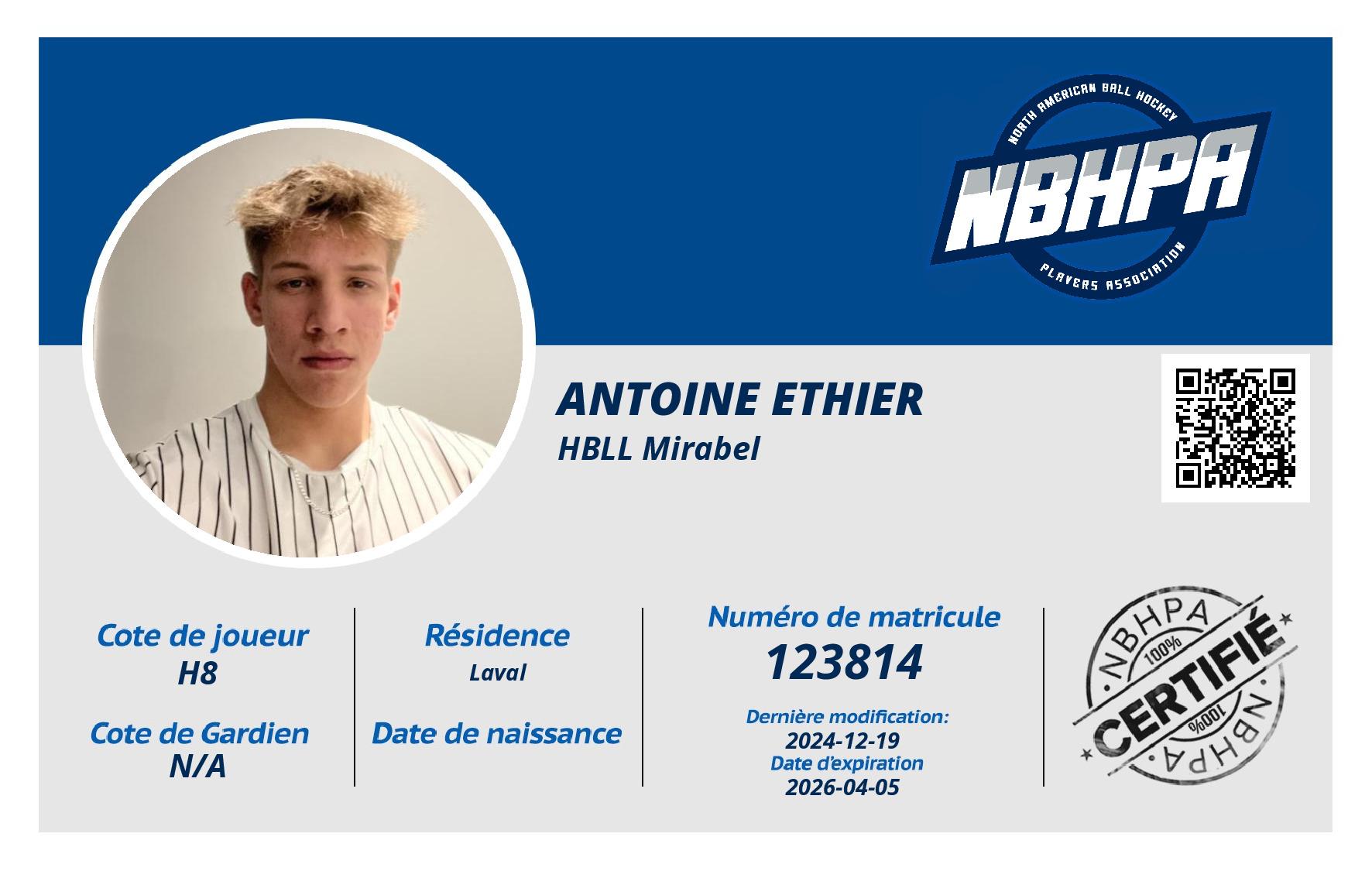 Antoine Ethier