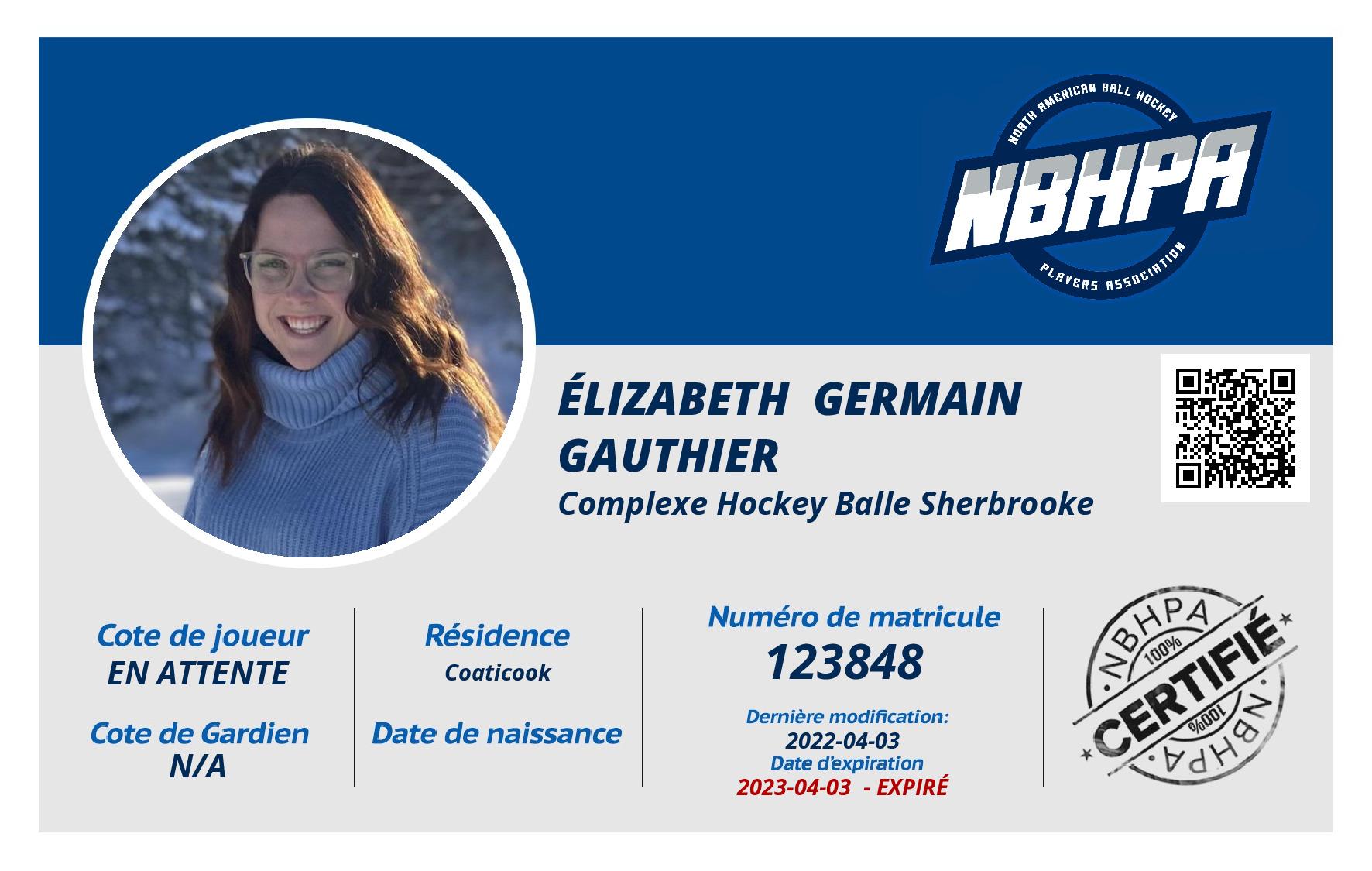 Élizabeth  Germain Gauthier 