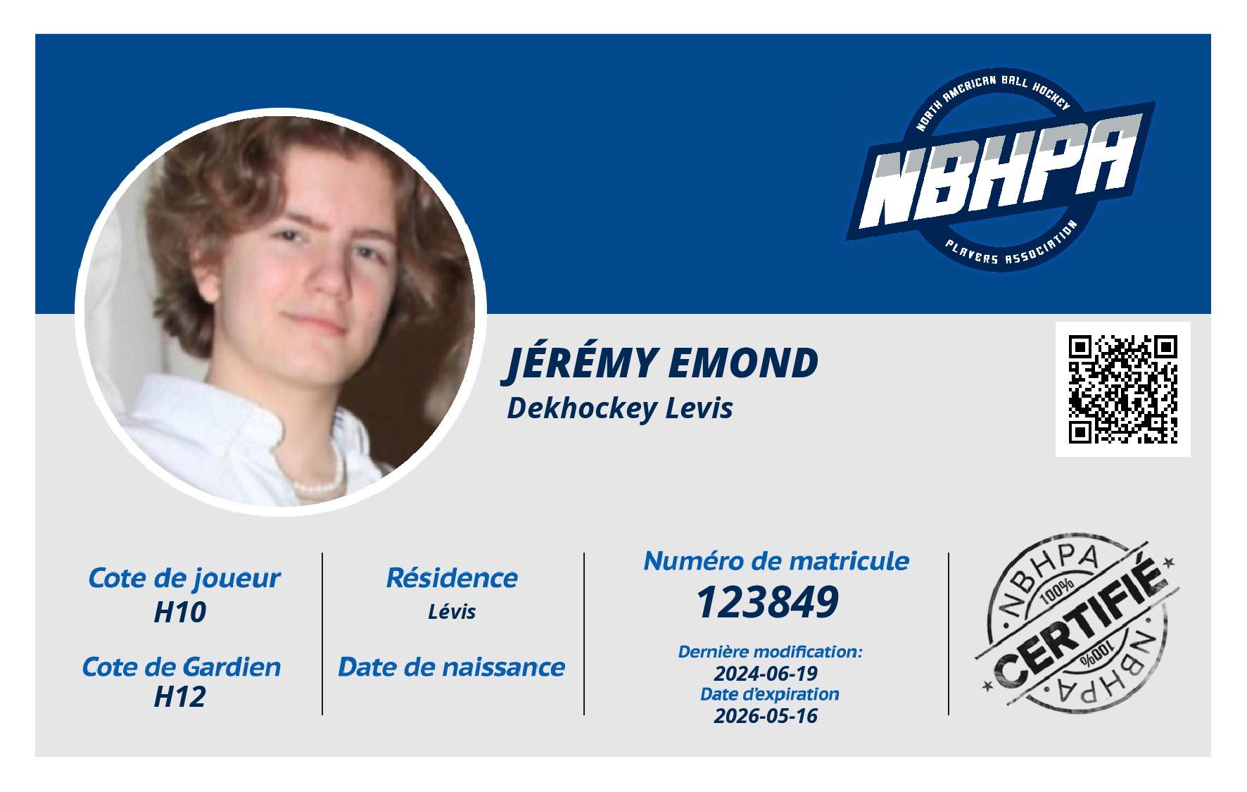Jérémy Emond
