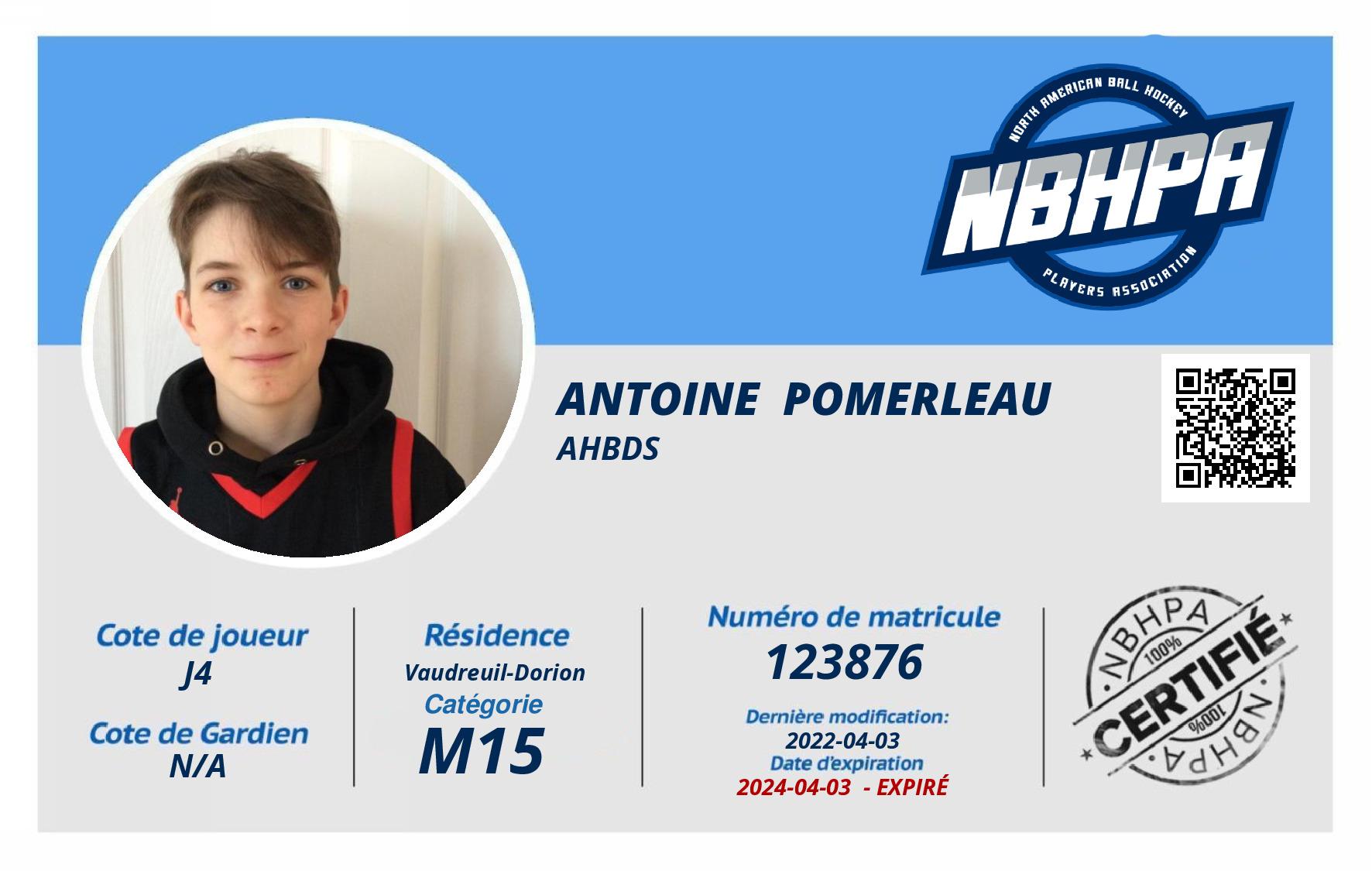 Antoine  Pomerleau 