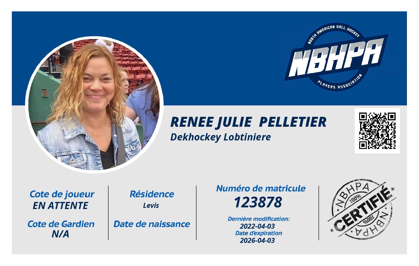 Renee Julie  Pelletier