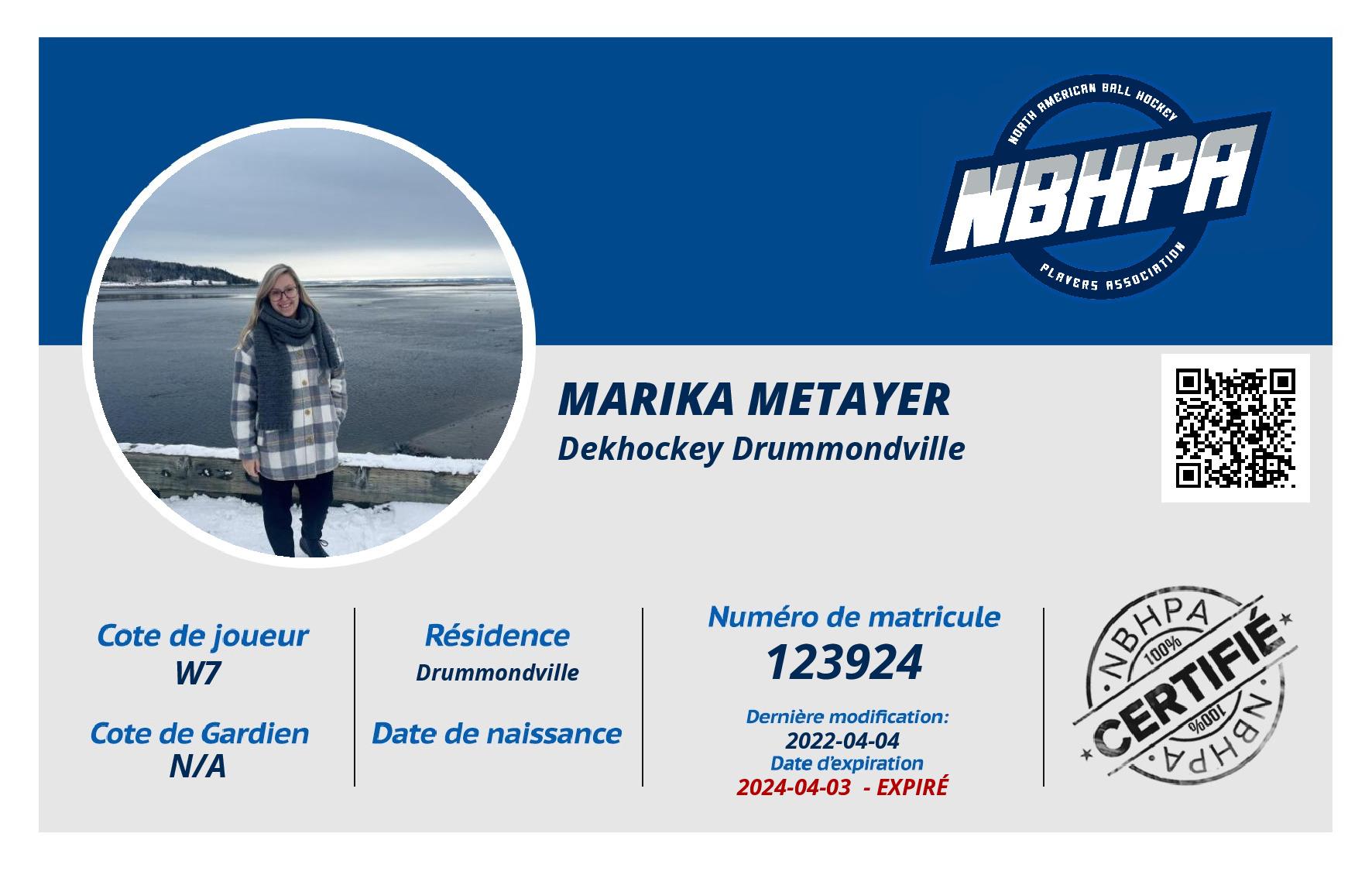 Marika Metayer