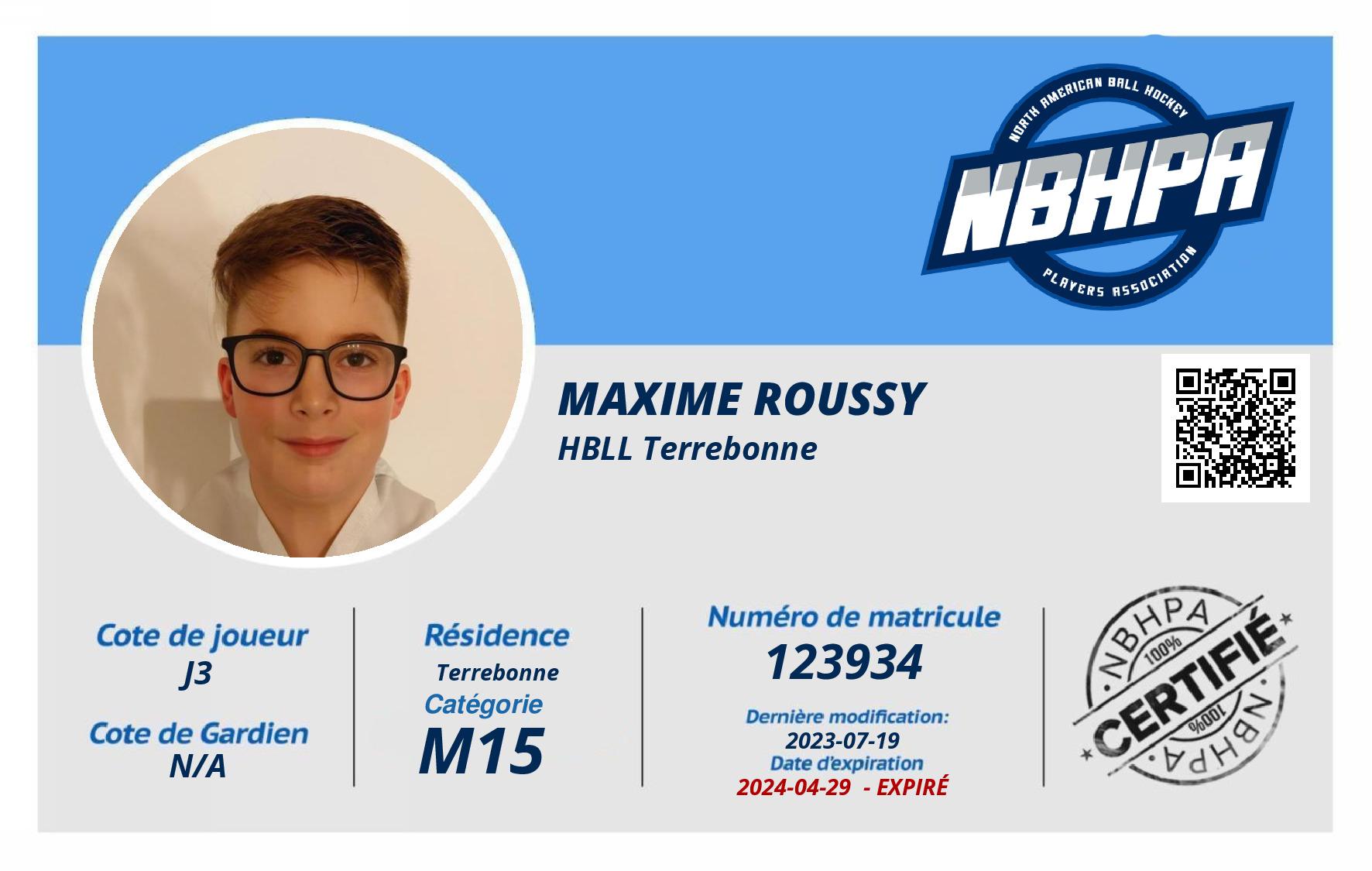 Maxime Roussy