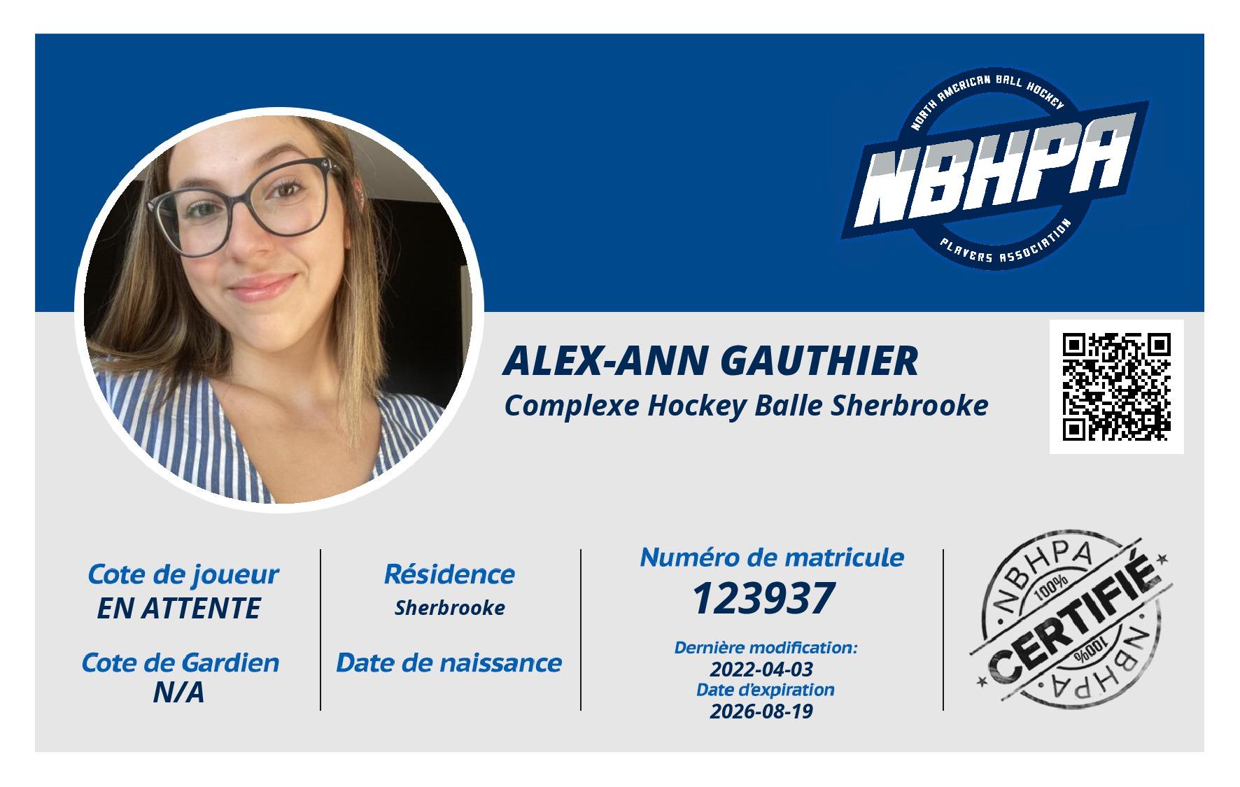 Alex-Ann Gauthier