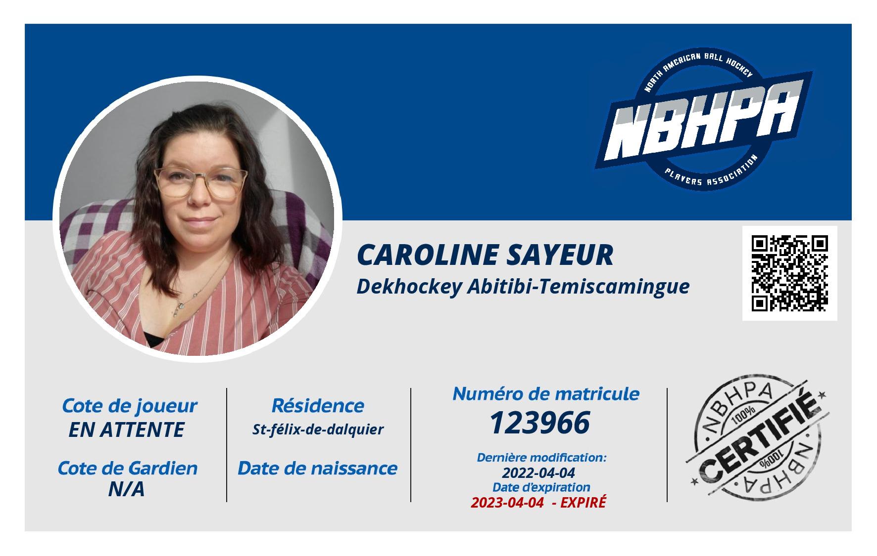 Caroline Sayeur