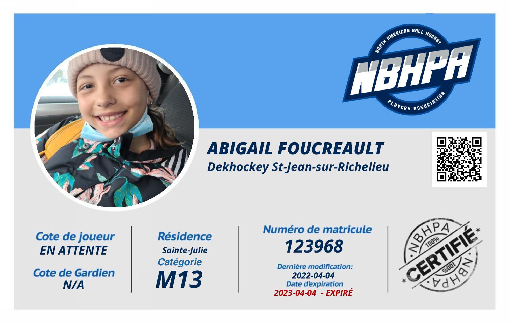 Abigail Foucreault