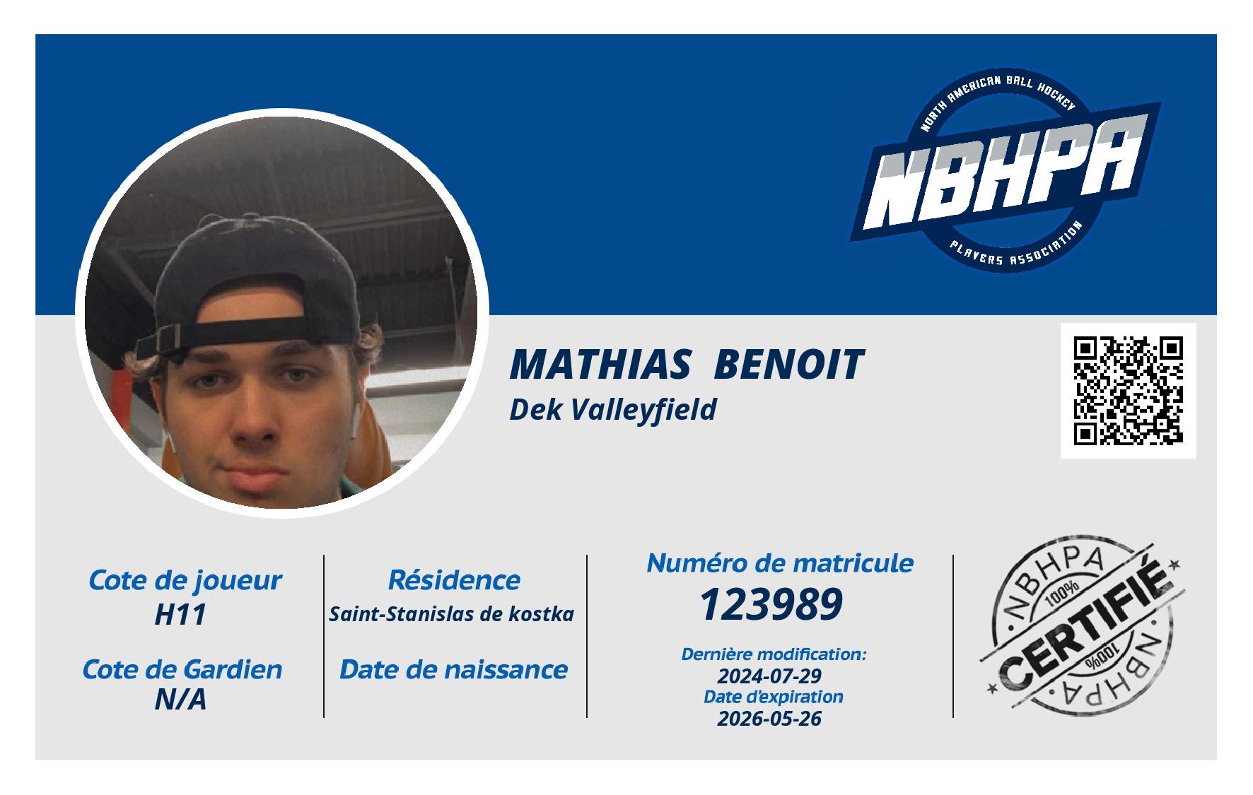 Mathias  Benoit