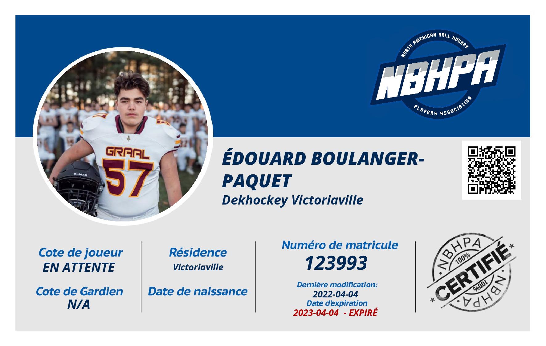 Édouard Boulanger-Paquet
