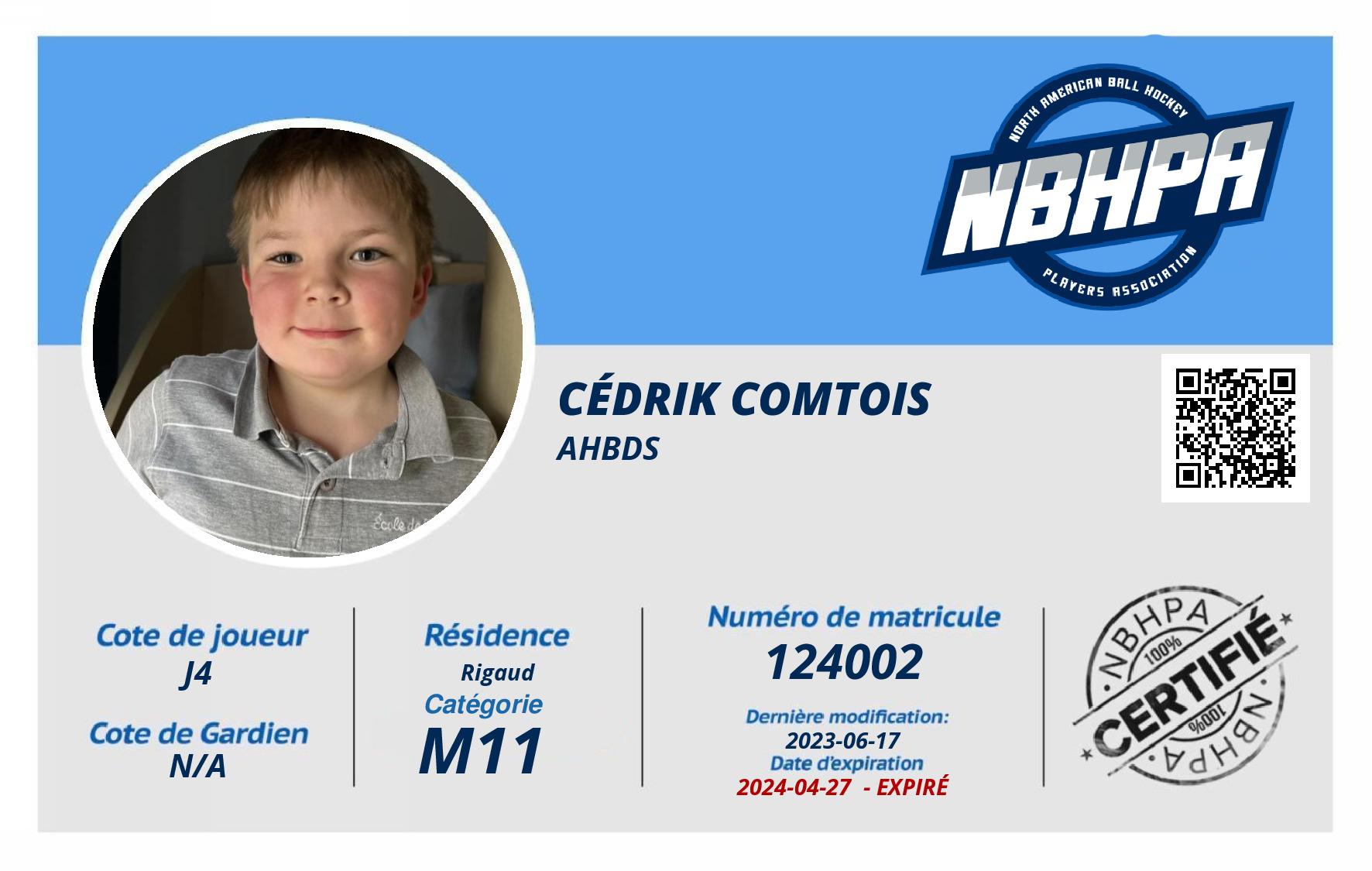 Cédrik Comtois
