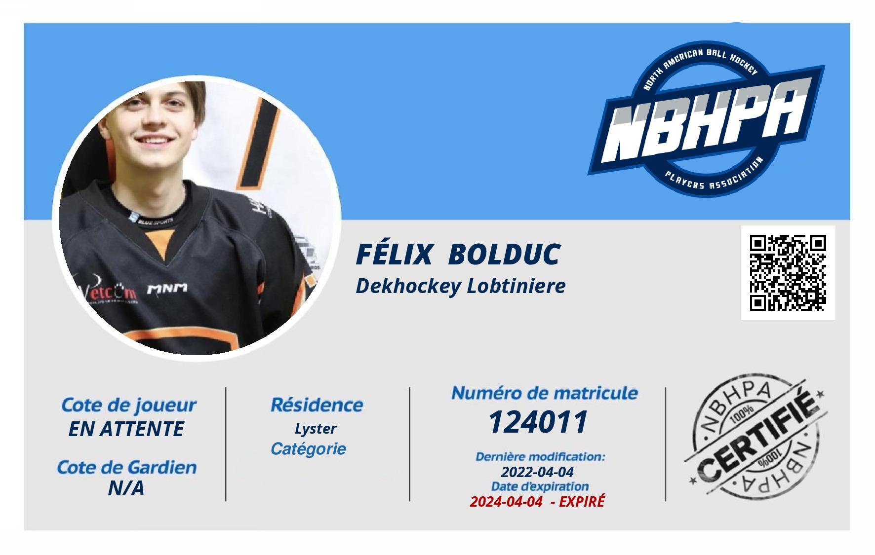 Félix  Bolduc