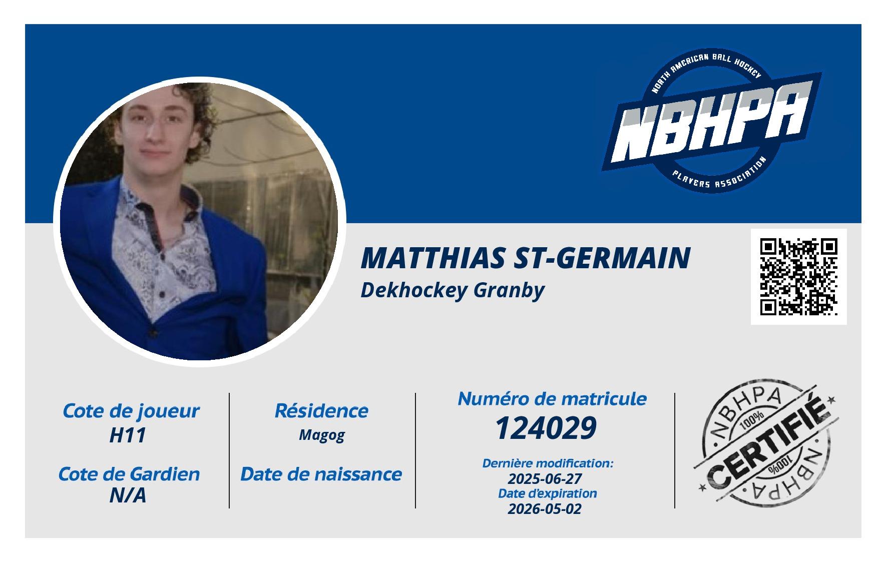 Matthias St-Germain