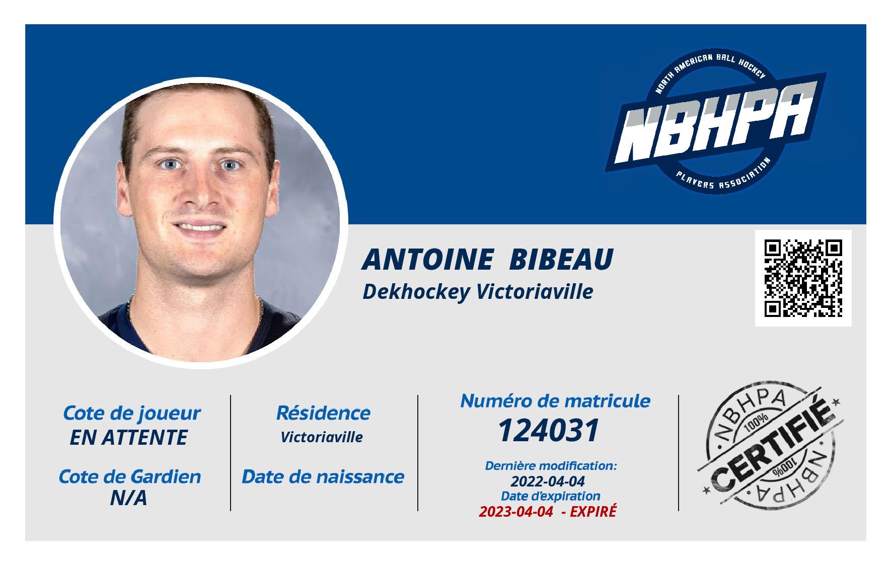 Antoine  Bibeau