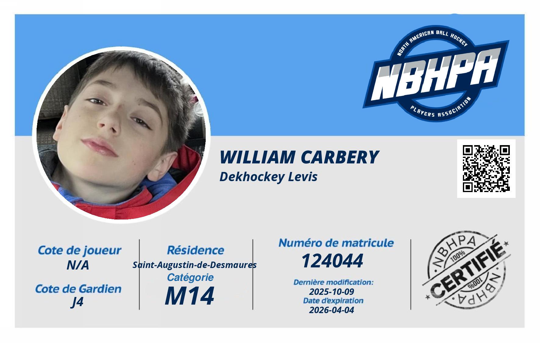 William Carbery