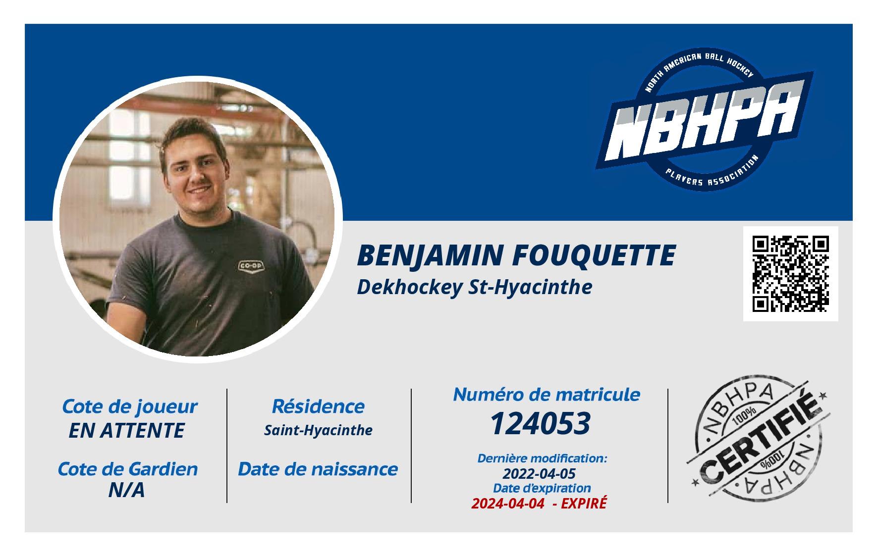 Benjamin Fouquette