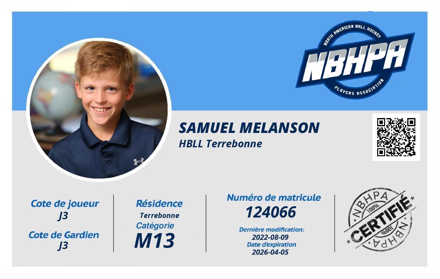 Samuel Melanson