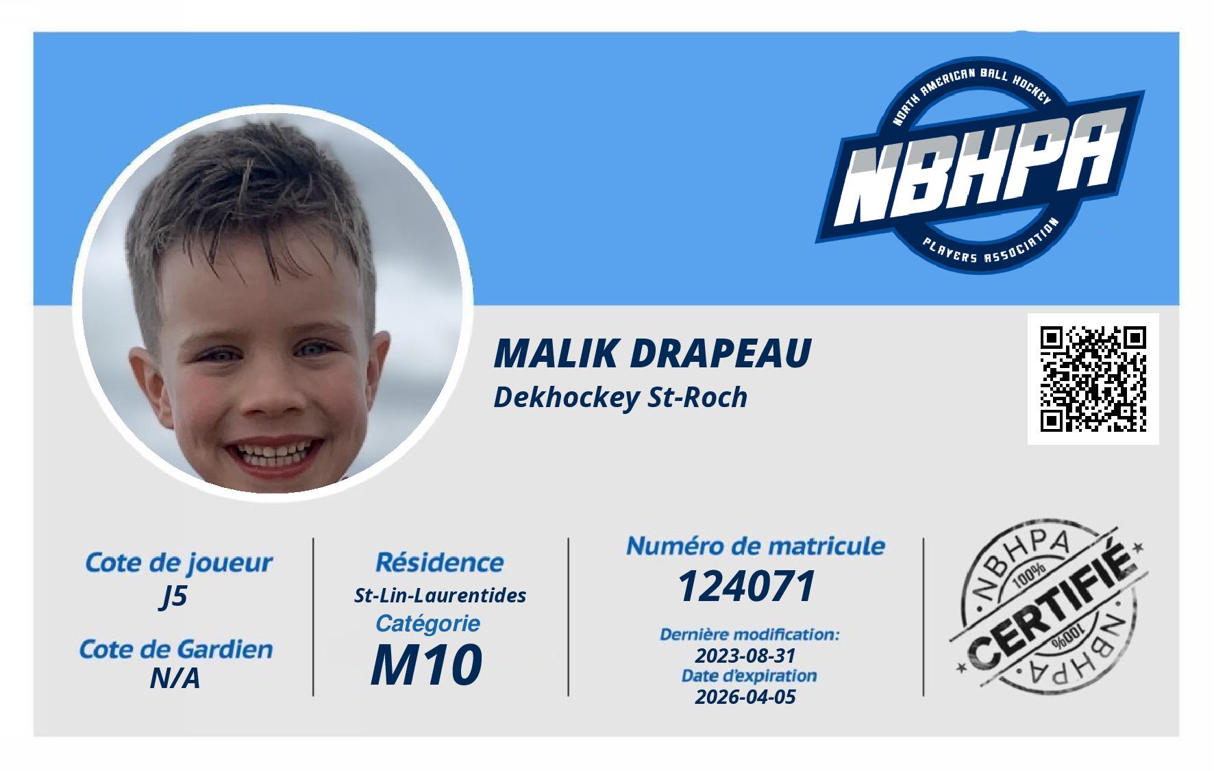 Malik Drapeau
