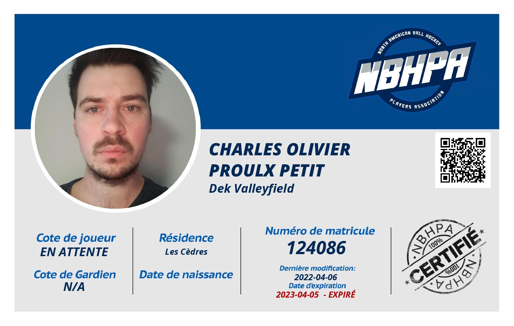 Charles Olivier Proulx Petit