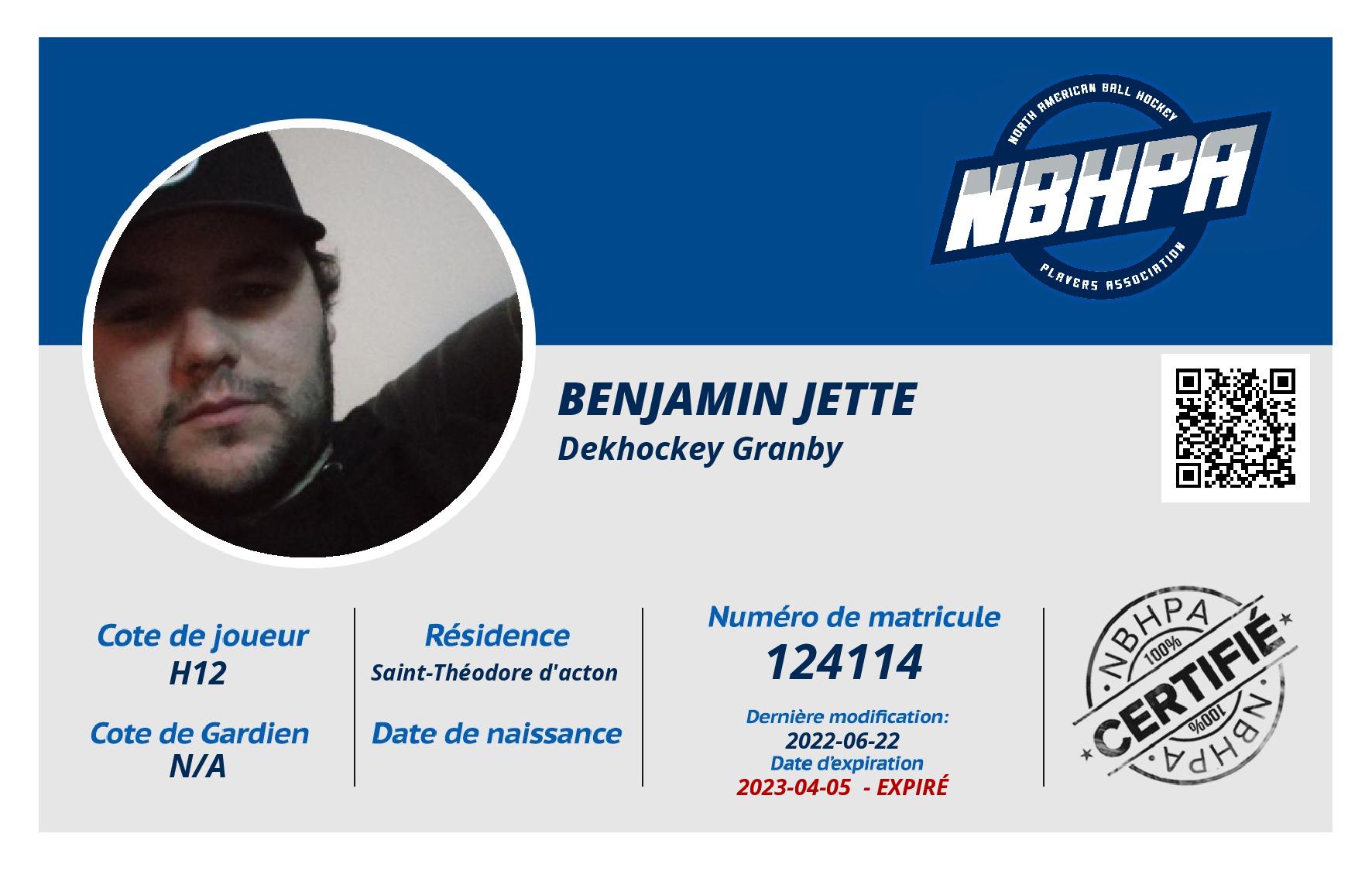 Benjamin Jette