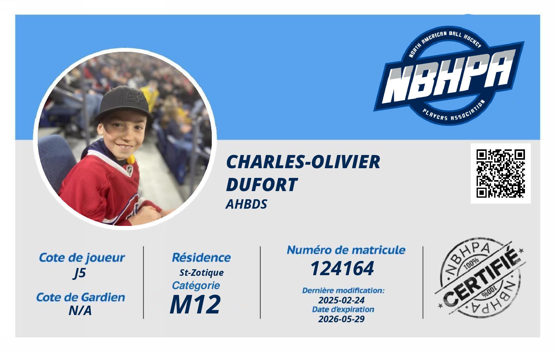 Charles-Olivier  Dufort