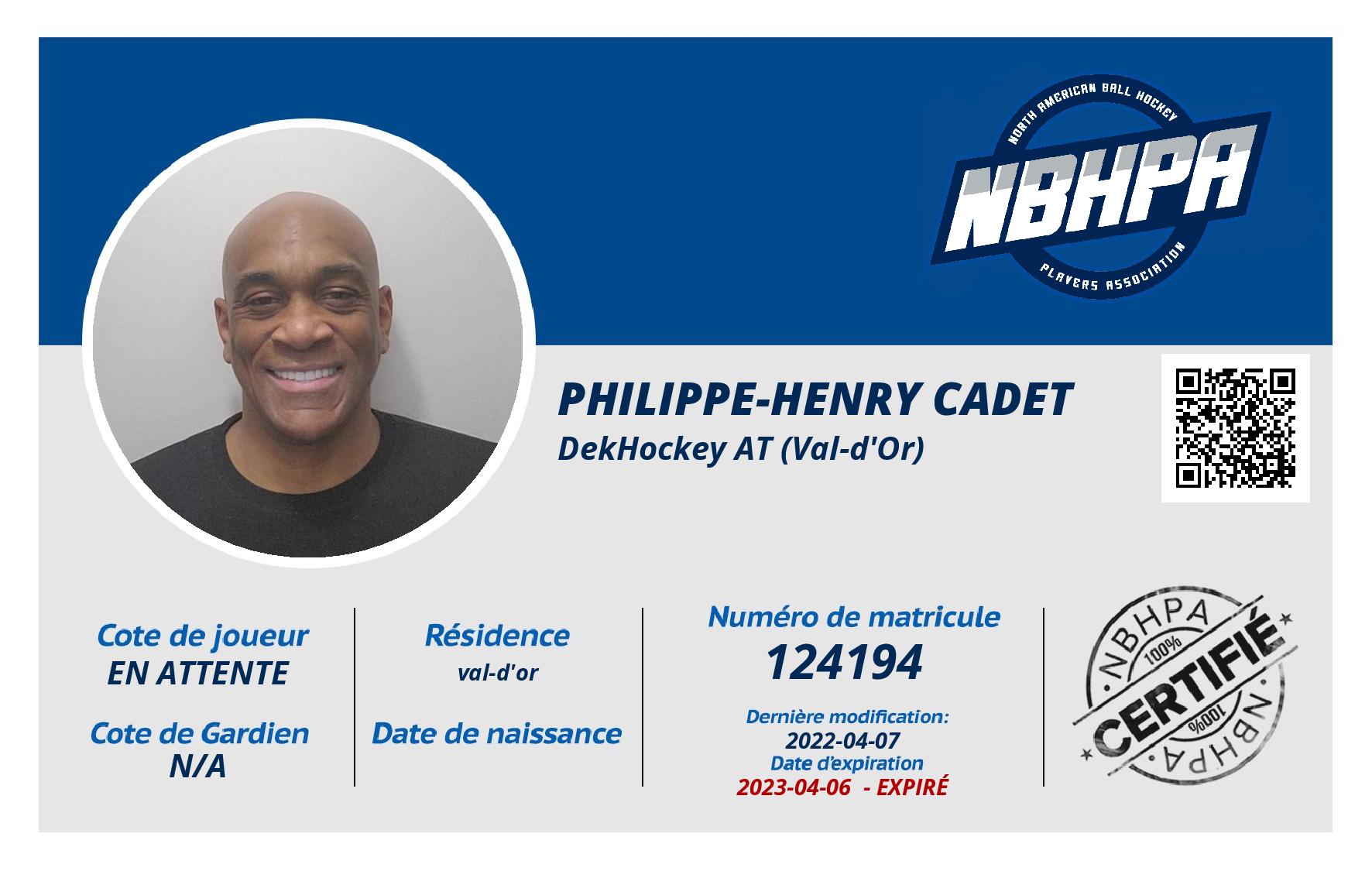 Philippe-Henry Cadet
