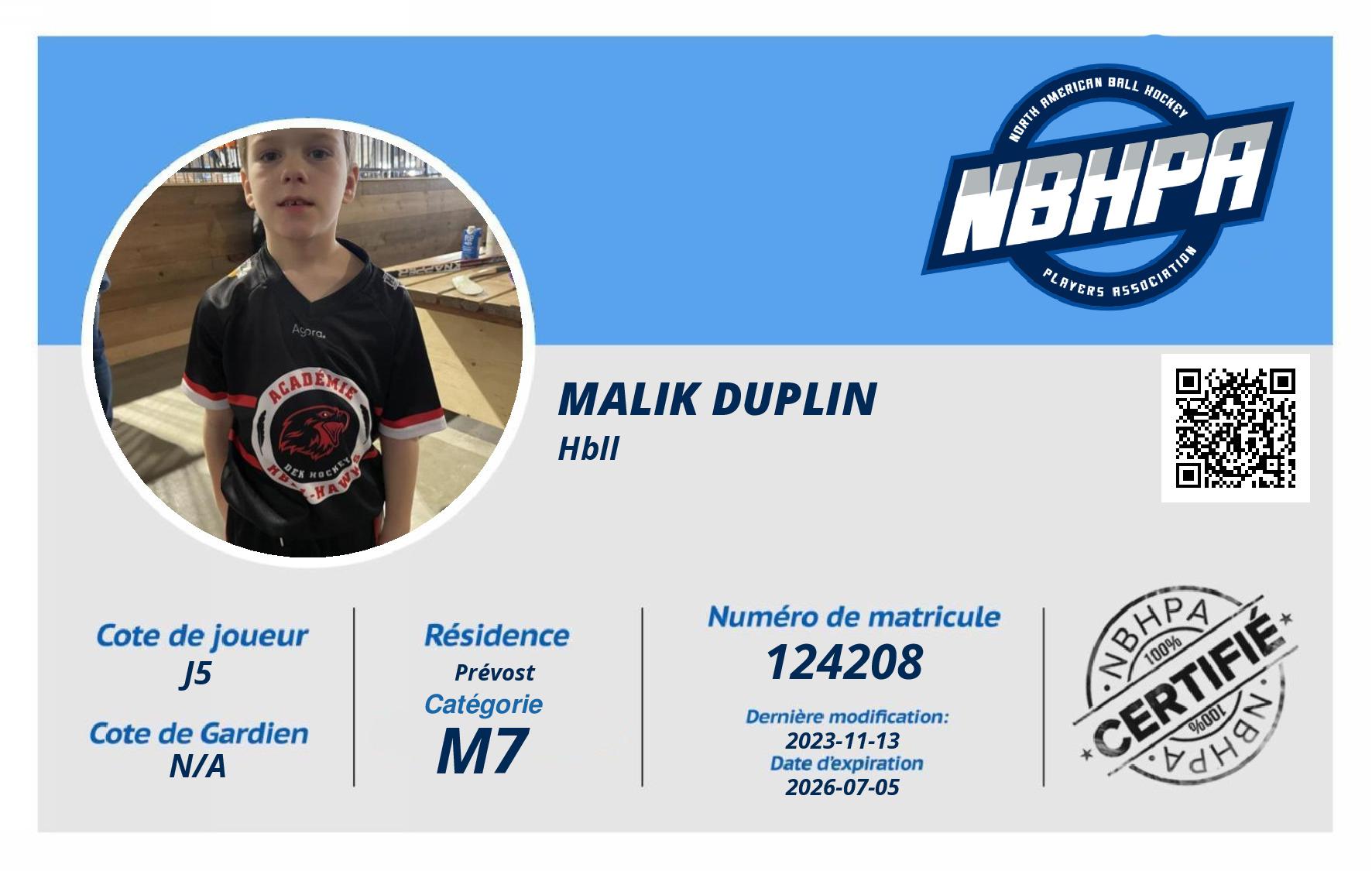 Malik Duplin