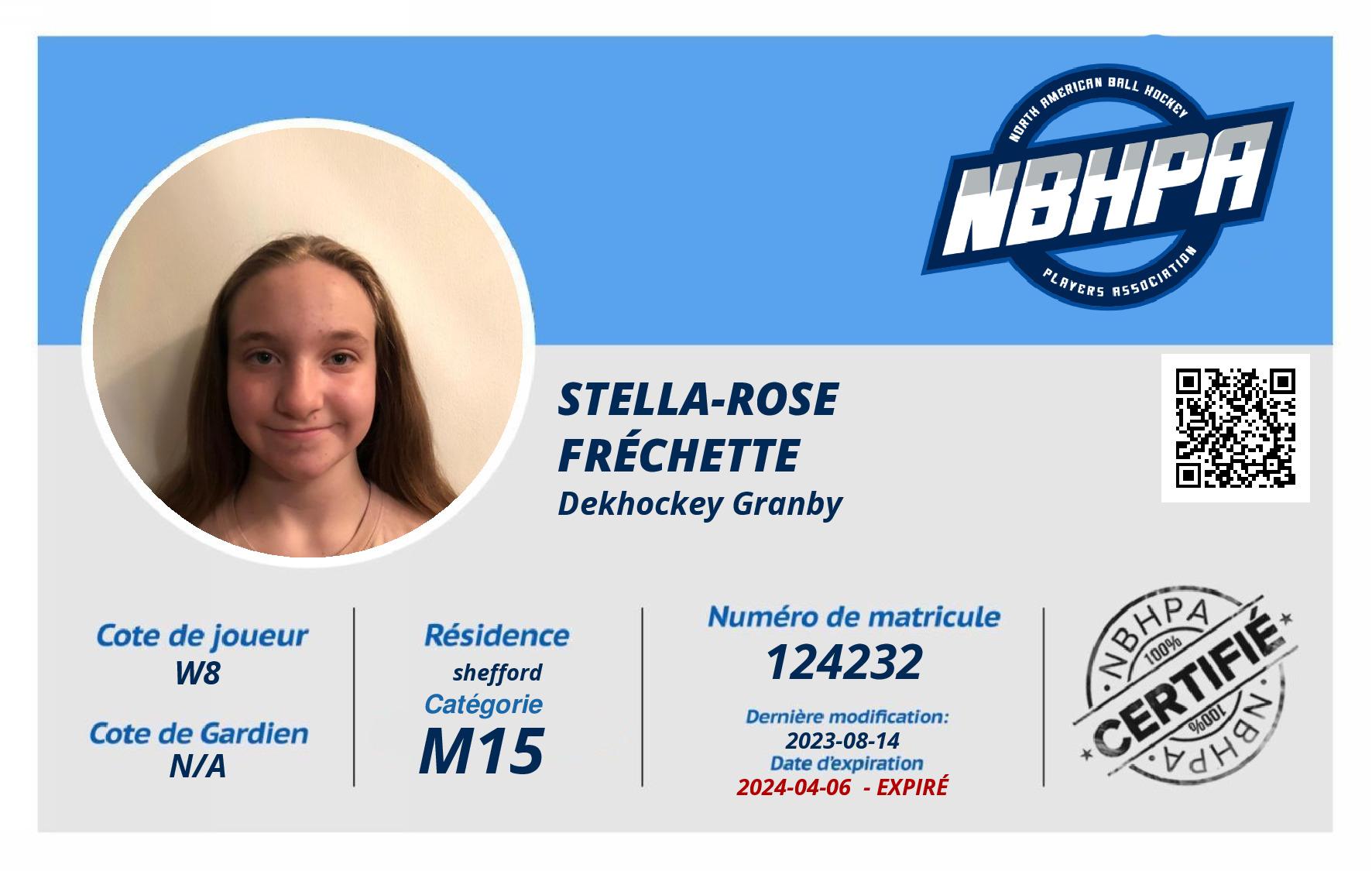 Stella-Rose Fréchette 