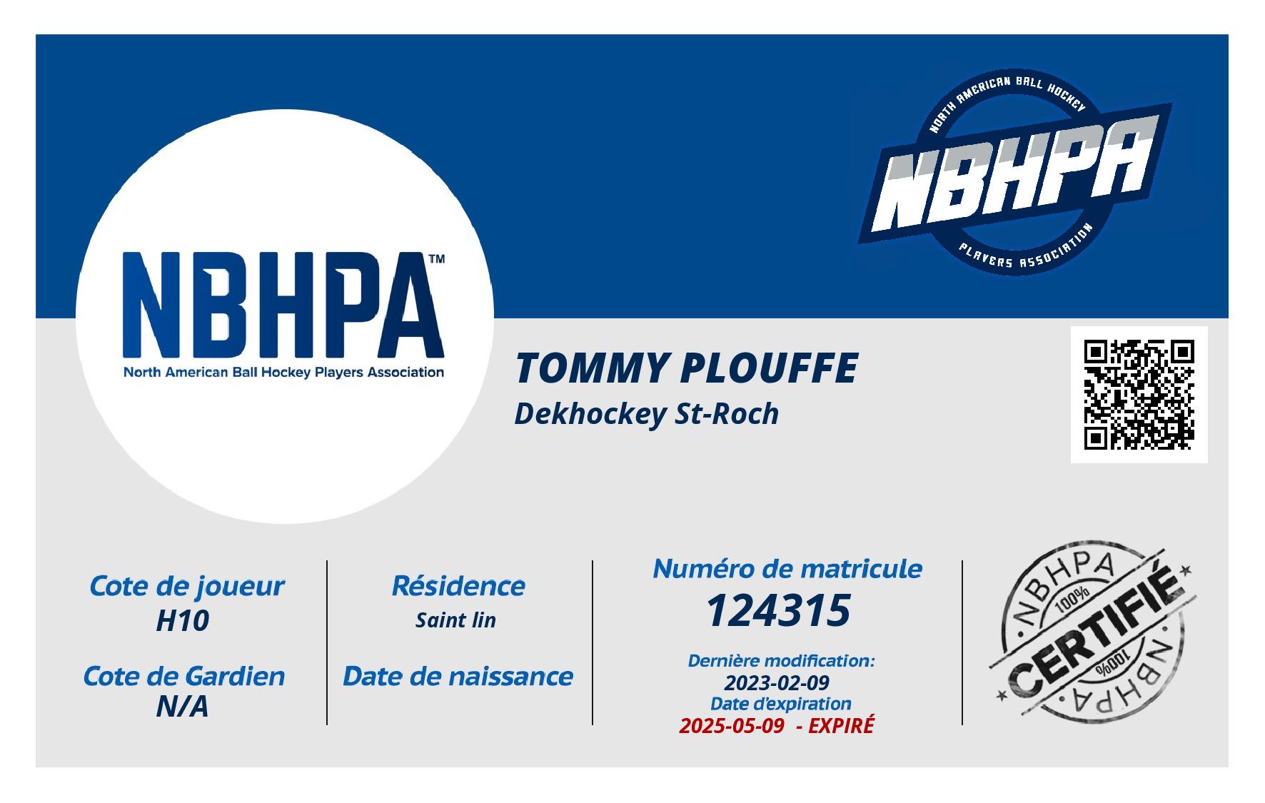 Tommy Plouffe