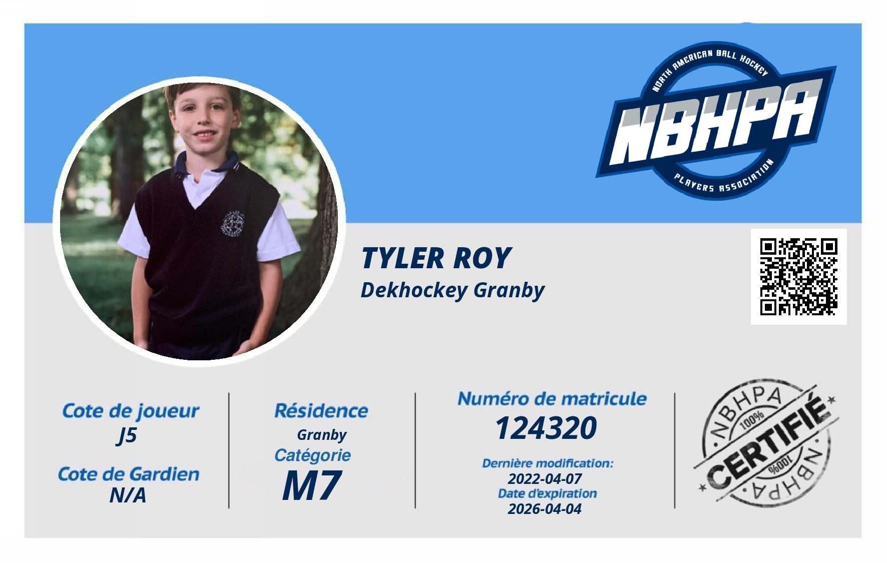 Tyler Roy