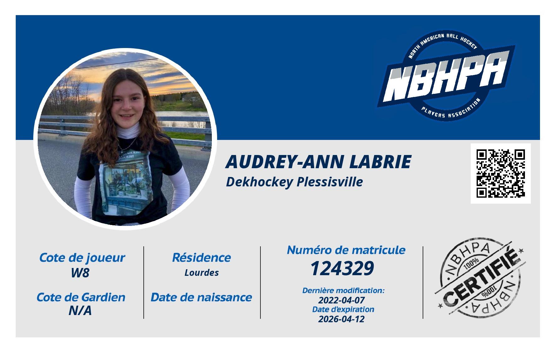 Audrey-Ann Labrie