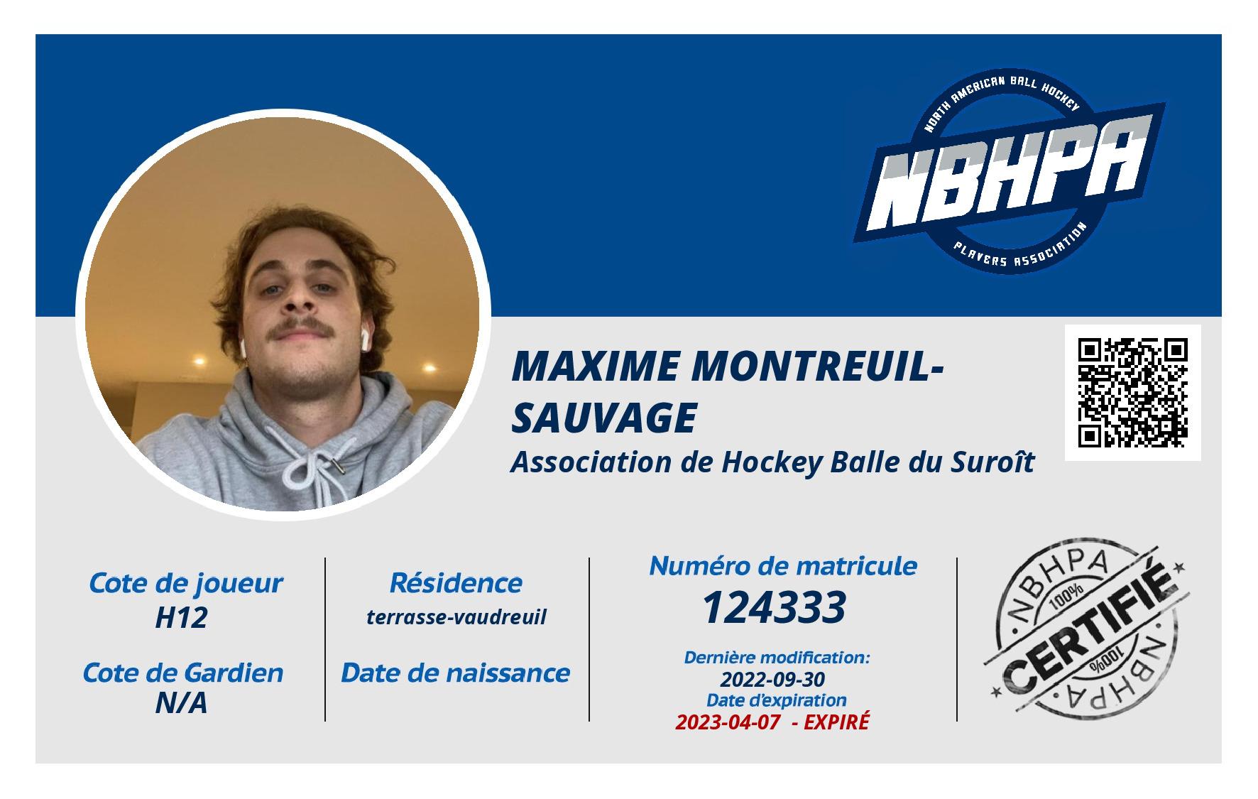 Maxime Montreuil-Sauvage