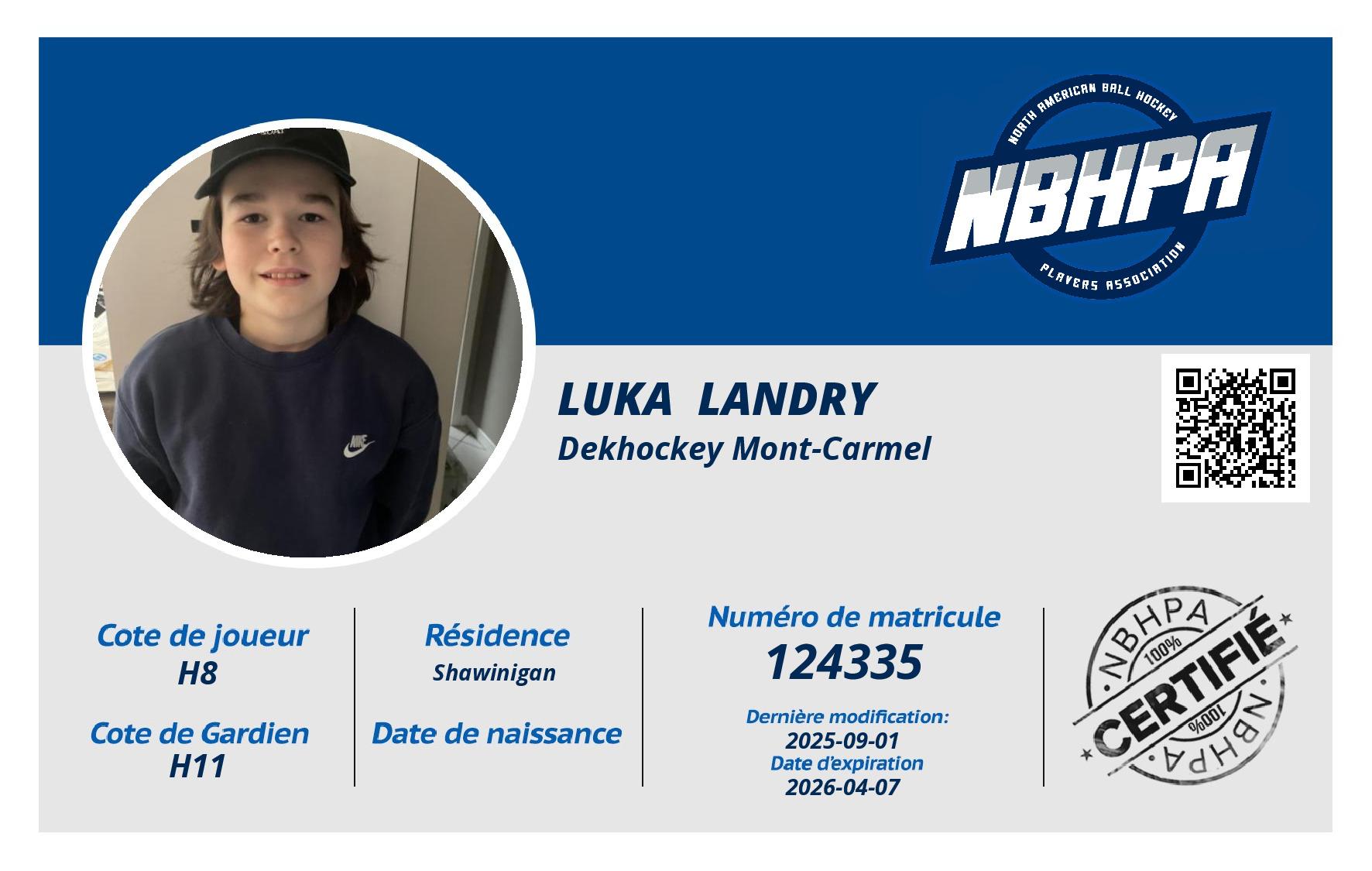 Luka  Landry