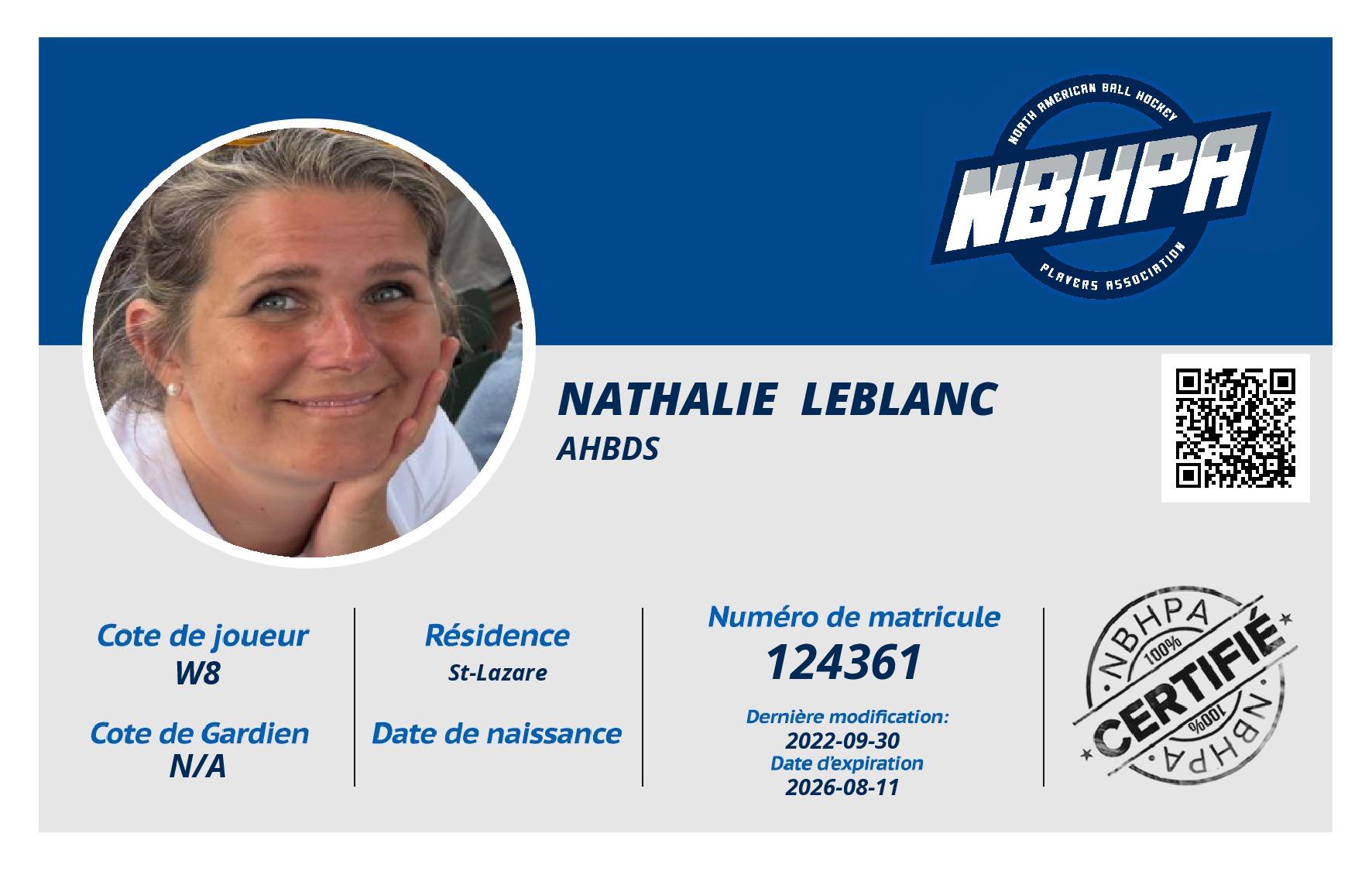 Nathalie  Leblanc