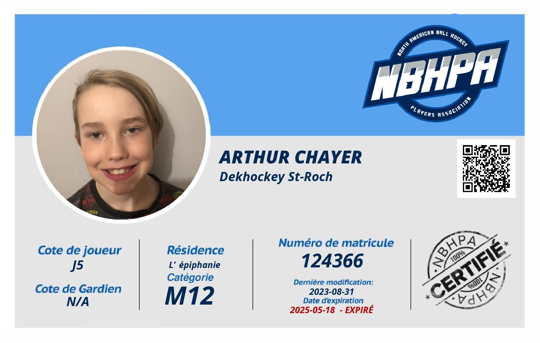 Arthur Chayer
