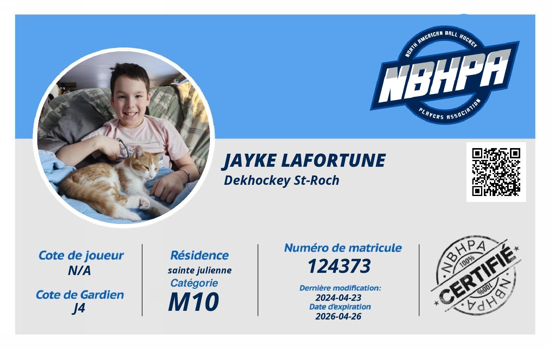 Jayke Lafortune