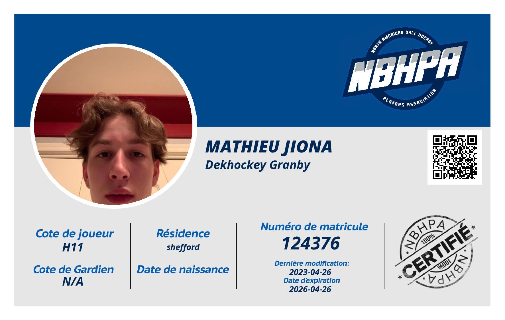 Mathieu Jiona