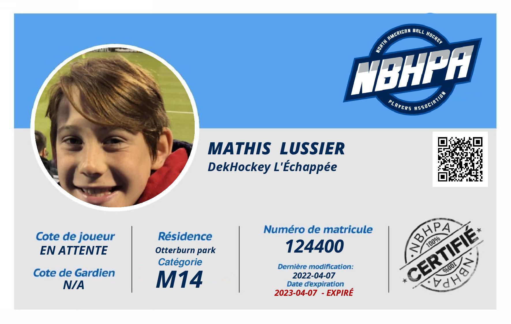 Mathis  Lussier
