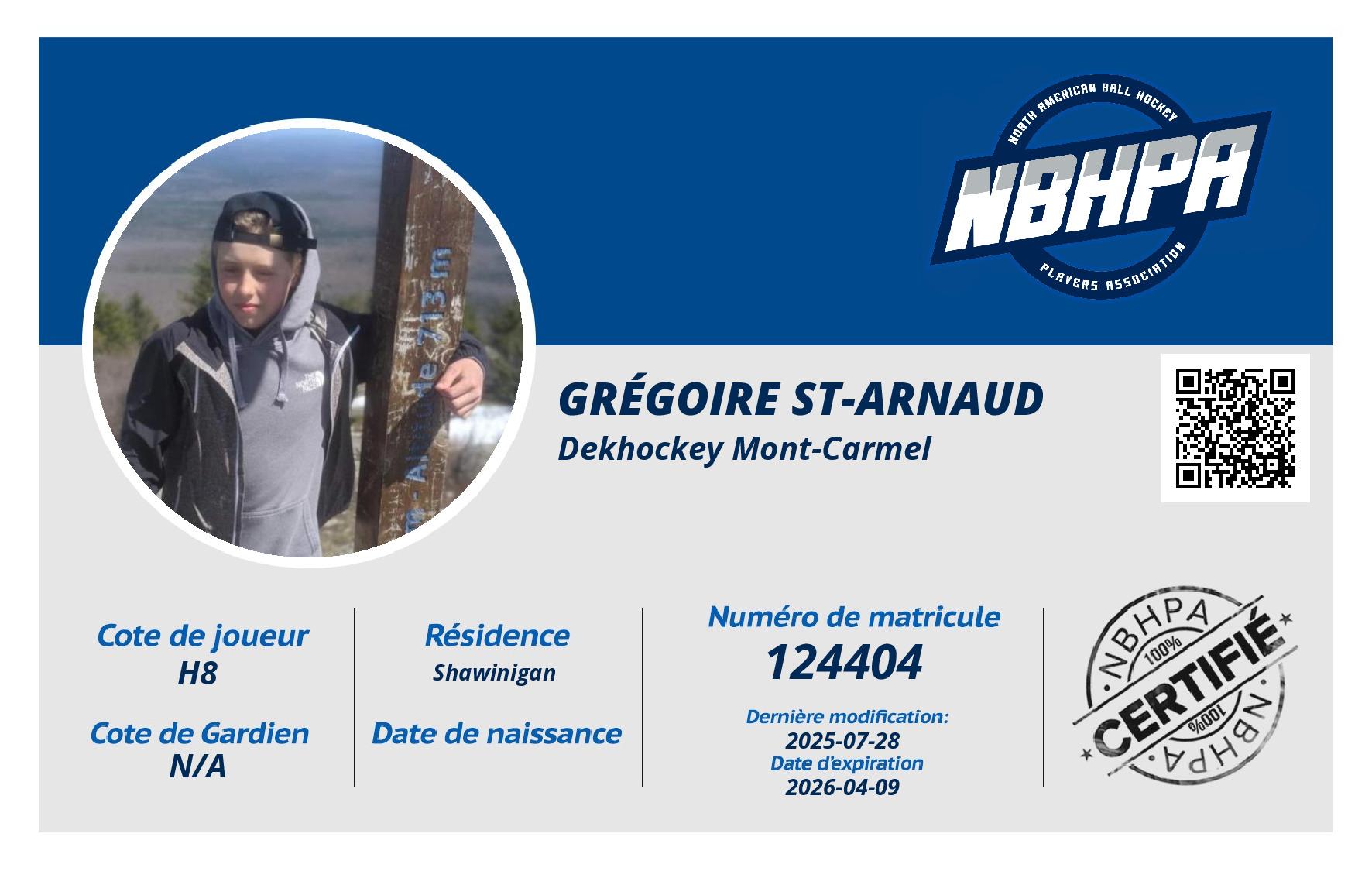 Grégoire St-Arnaud