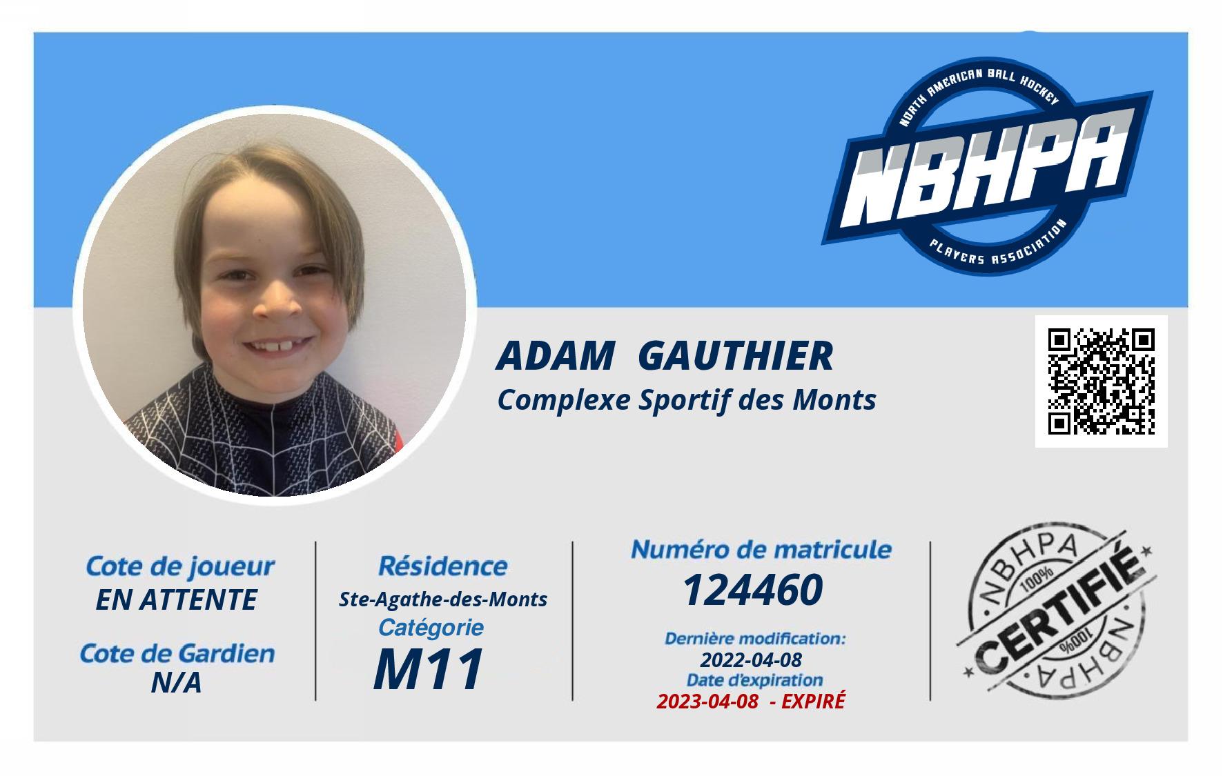 Adam  Gauthier