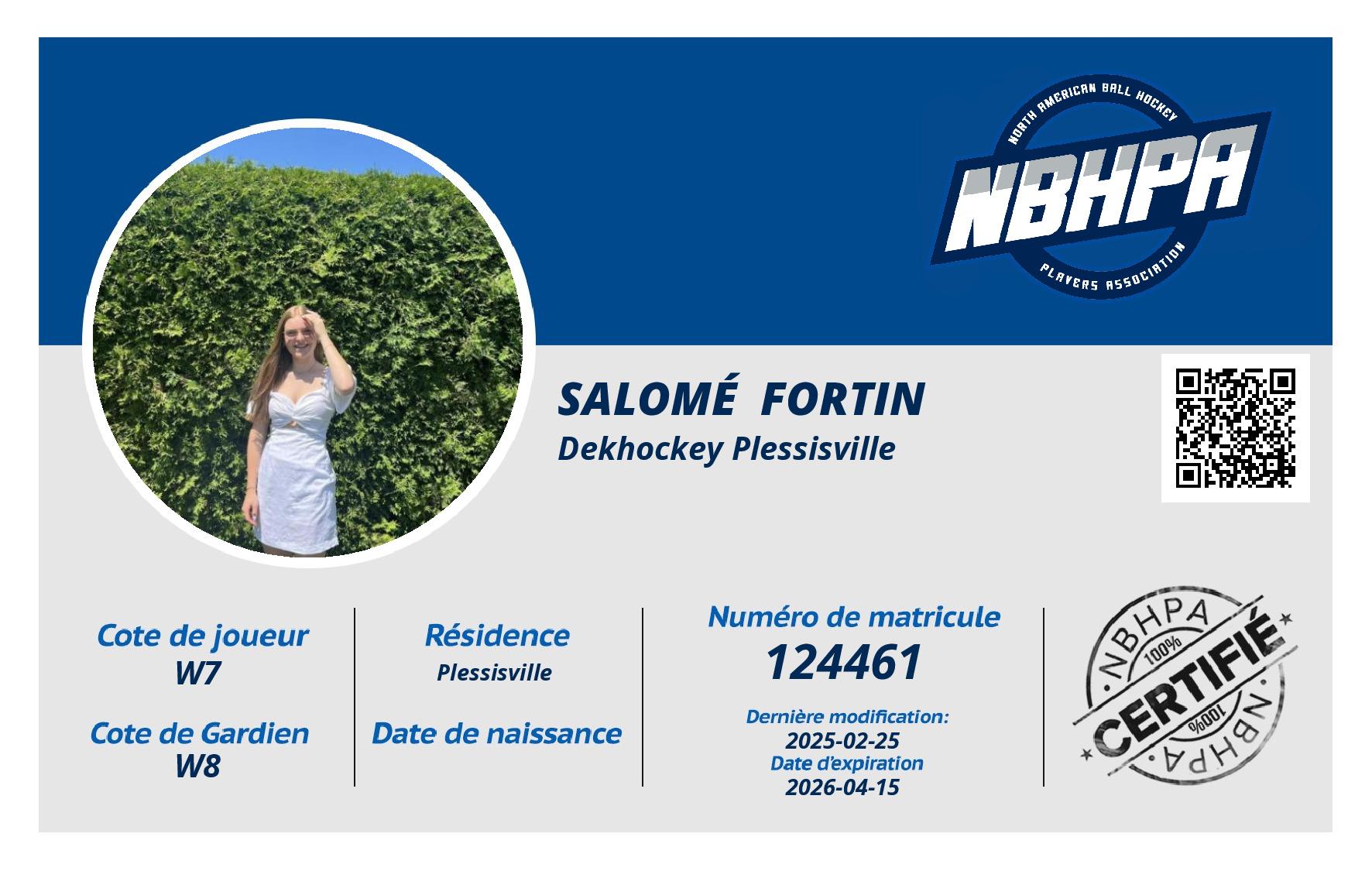 Salomé  Fortin