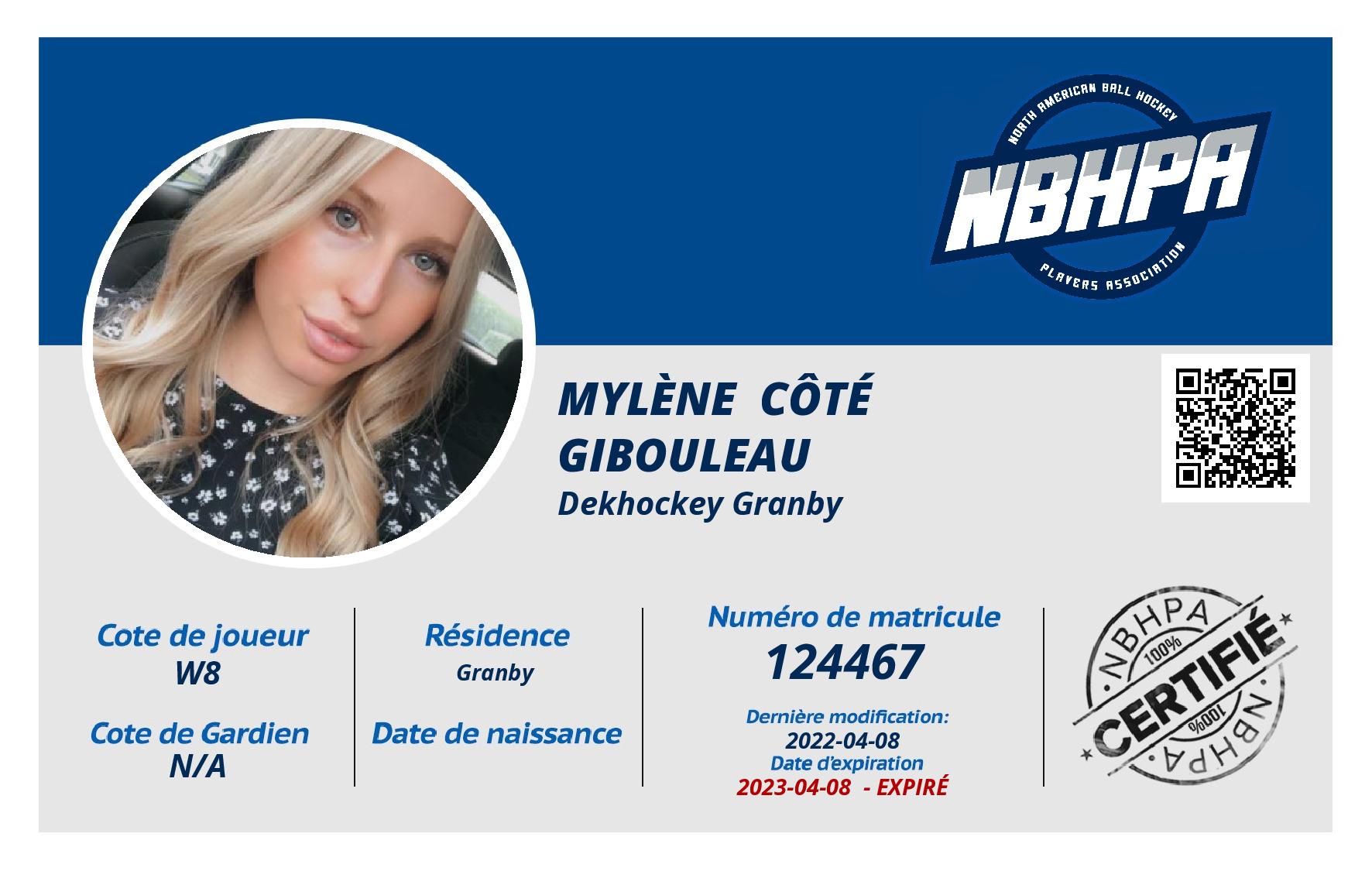 Mylène  Côté Gibouleau 