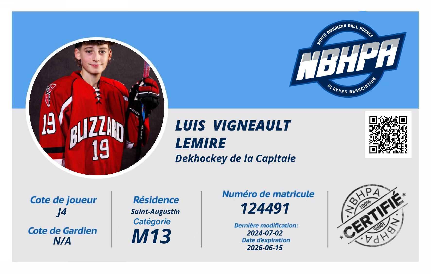 Luis  Vigneault Lemire 