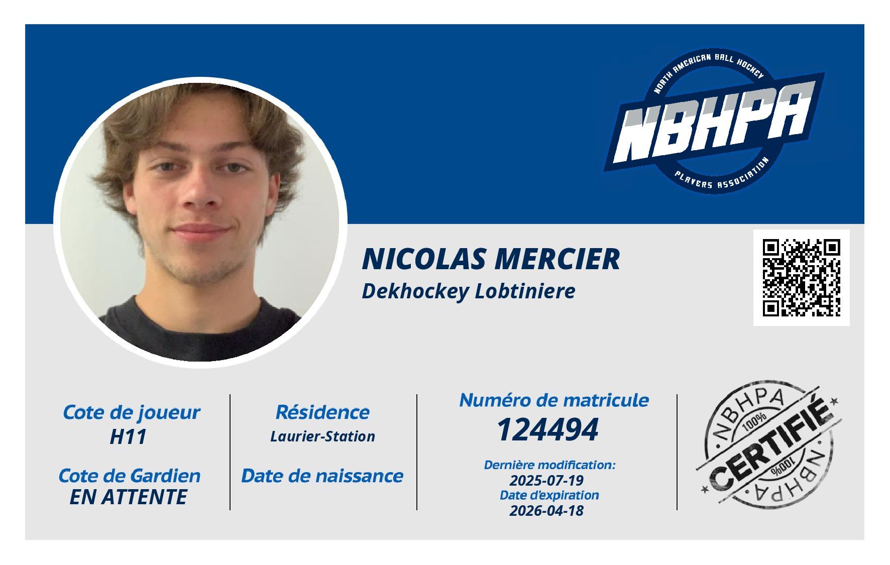 Nicolas Mercier