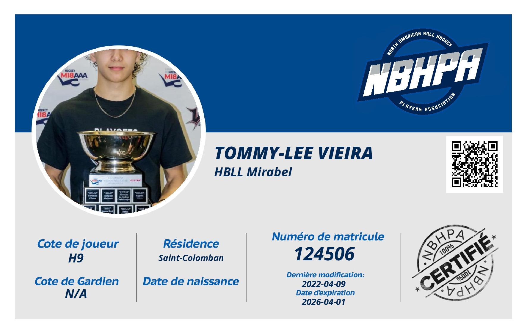 Tommy-Lee Vieira