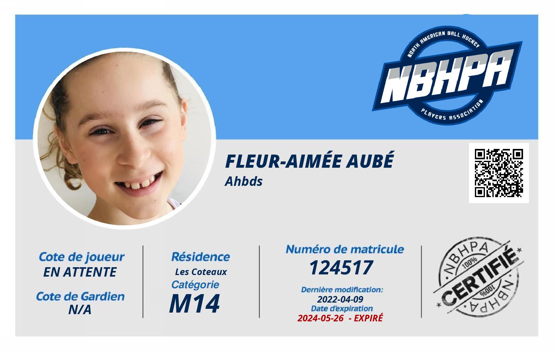 Fleur-Aimée Aubé