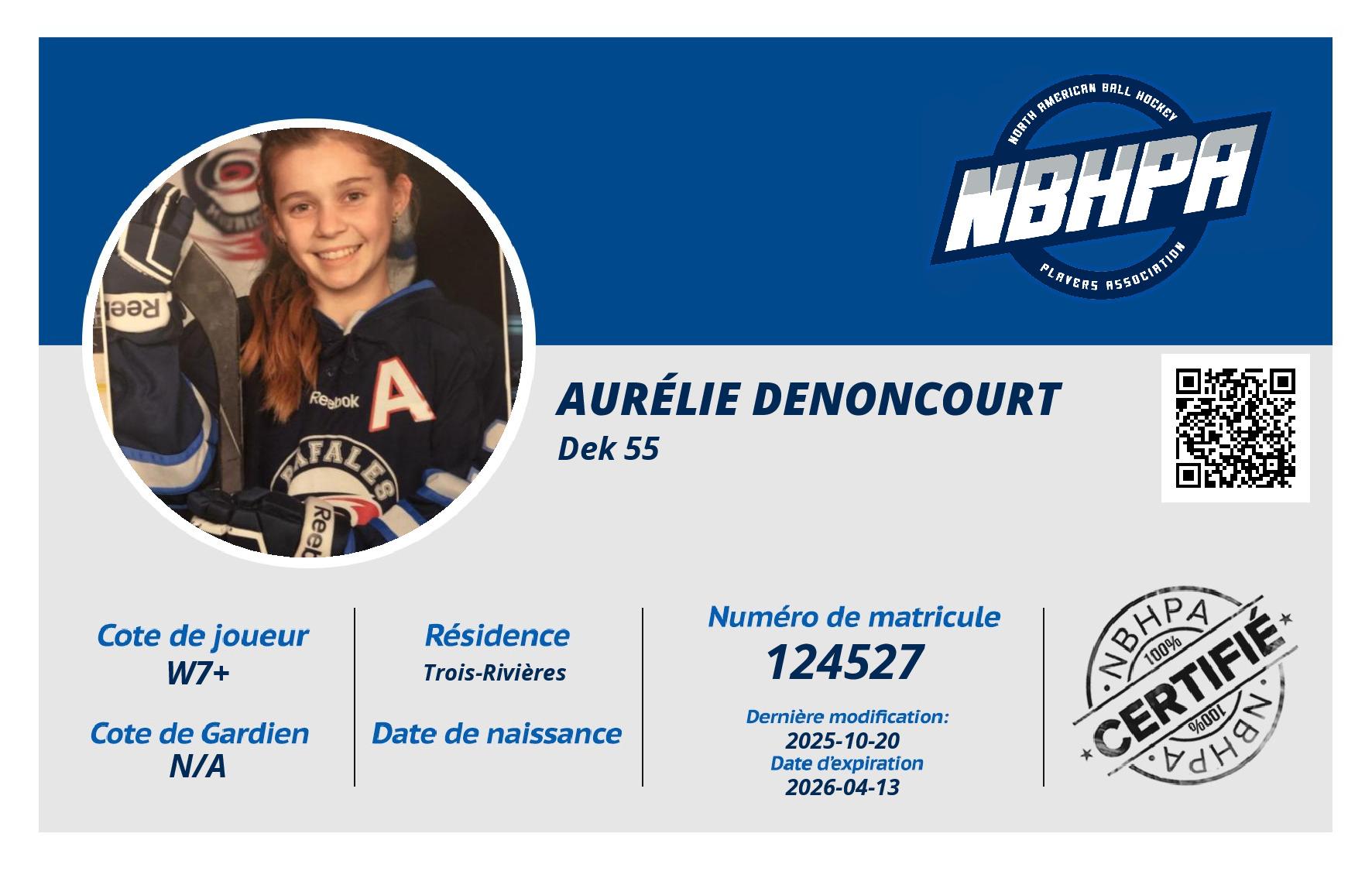 Aurélie Denoncourt 