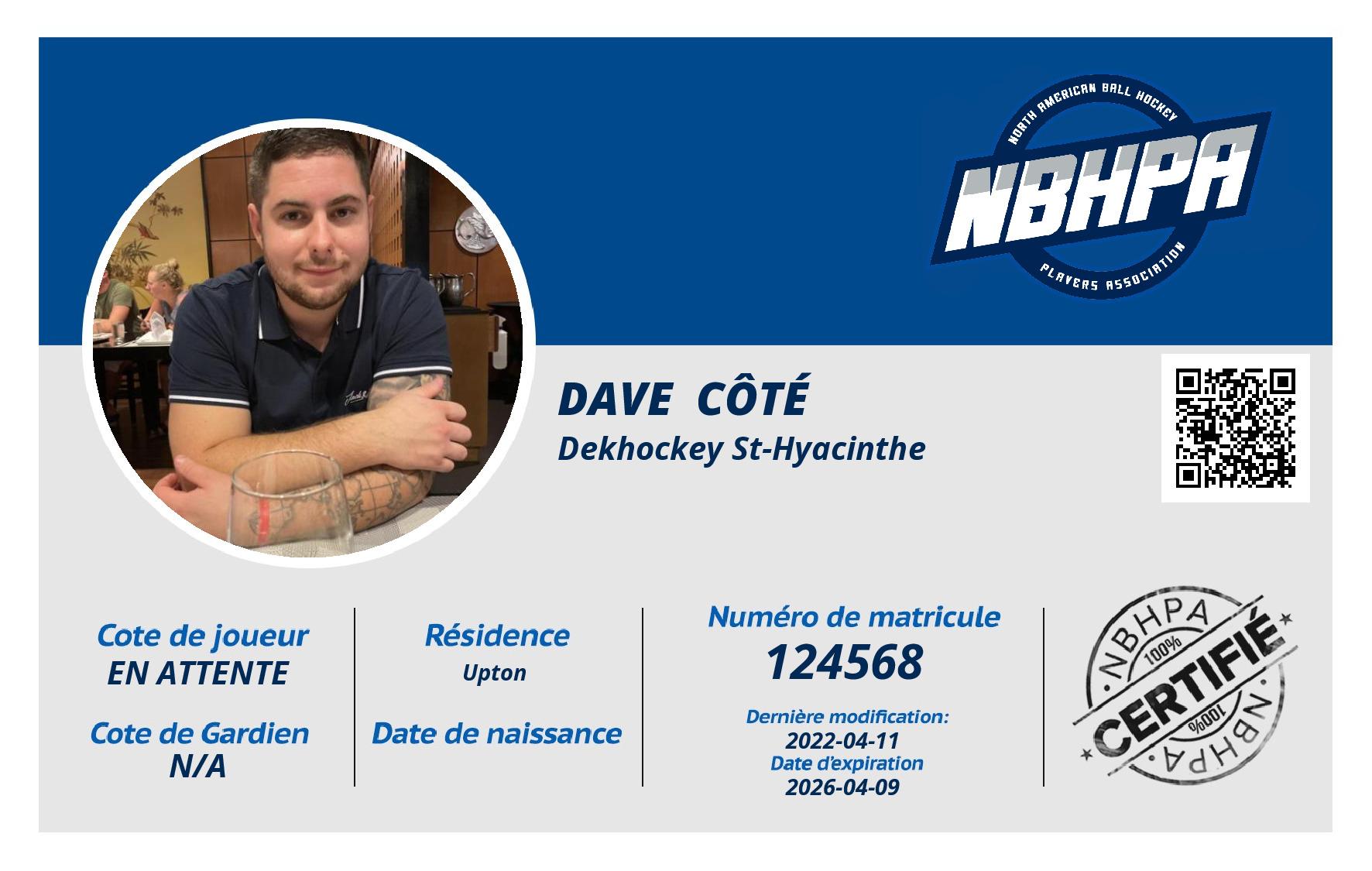 Dave  Côté 
