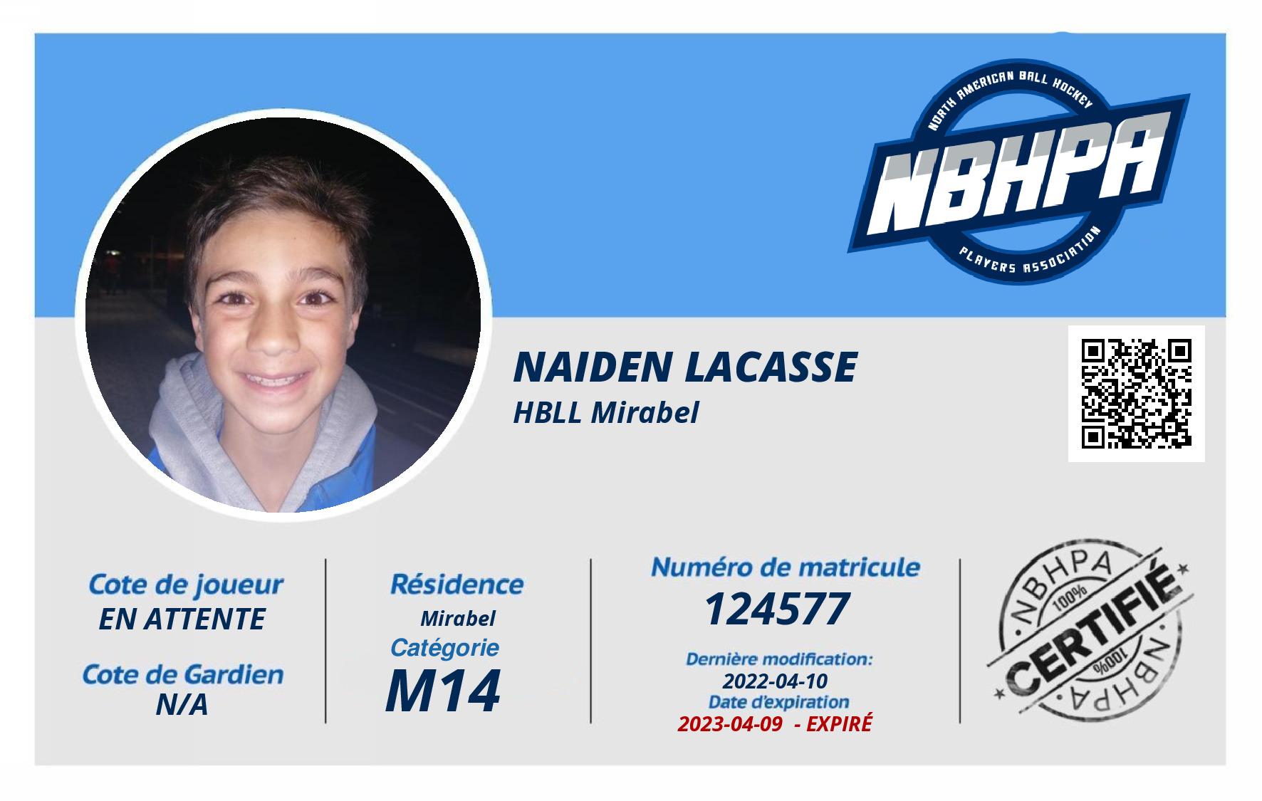 Naiden Lacasse