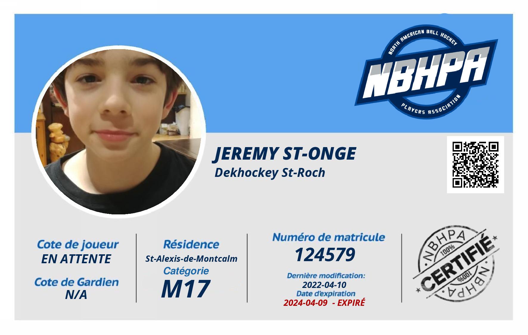 Jeremy St-Onge