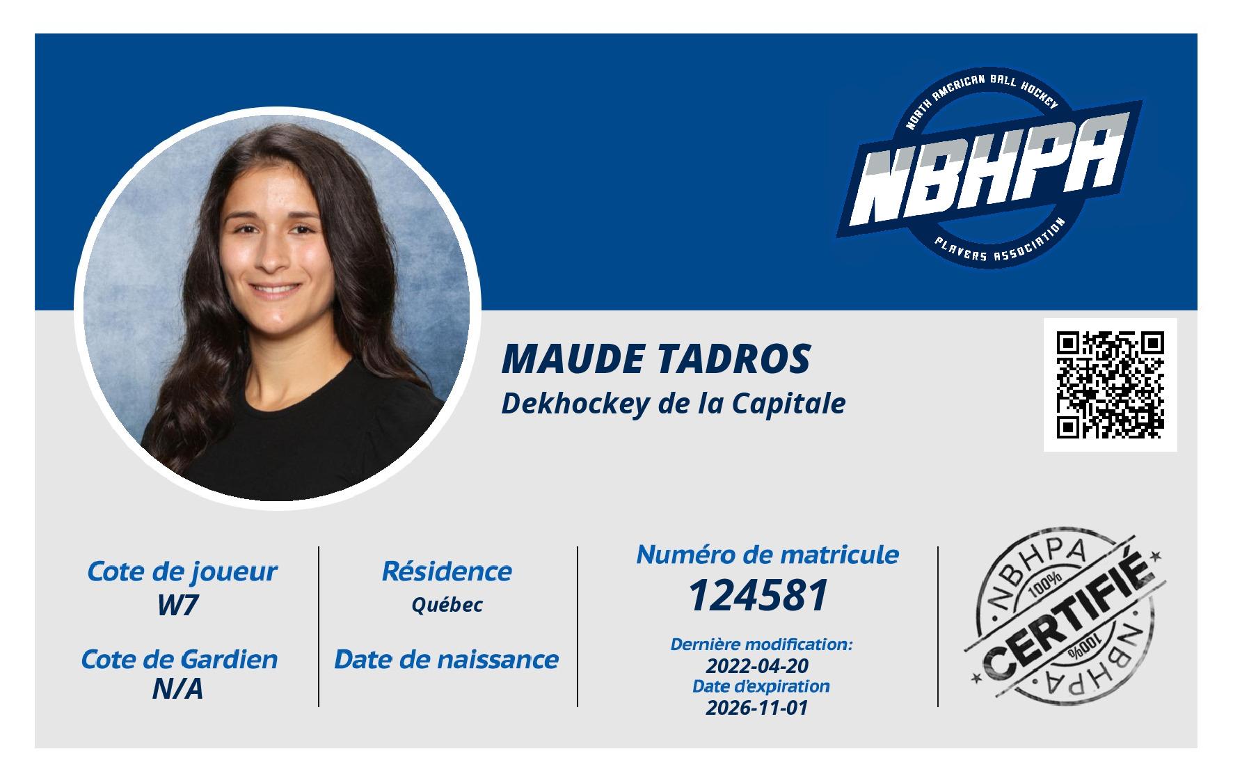 Maude Tadros
