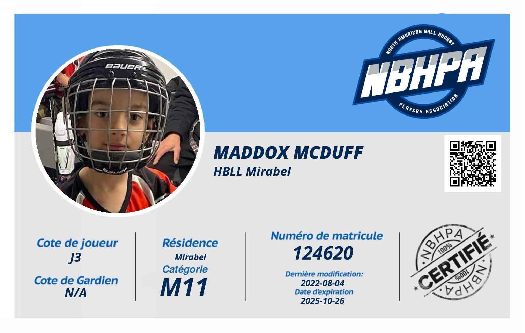 Maddox Mcduff